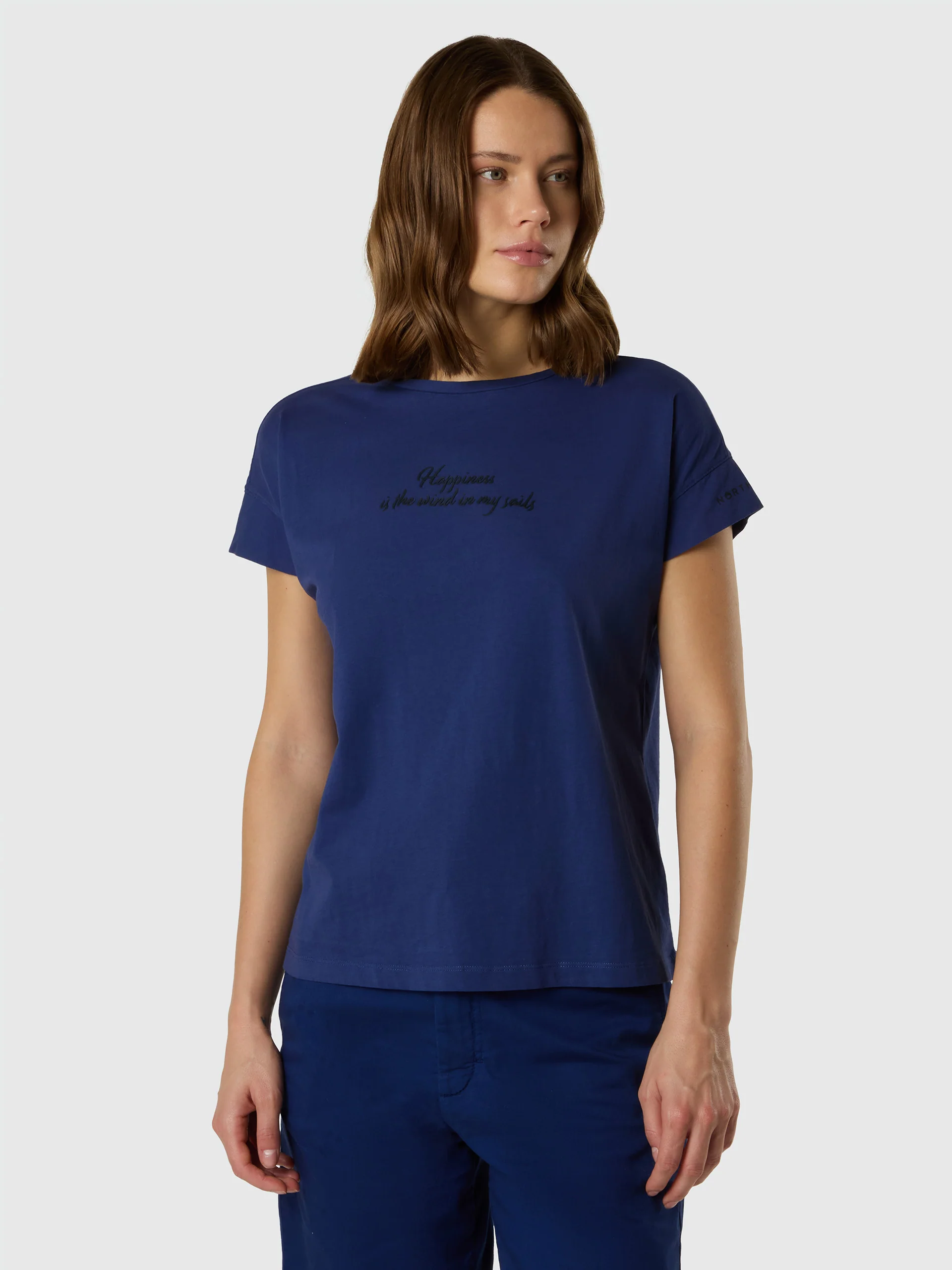 T-shirt with slogan print - Image 8