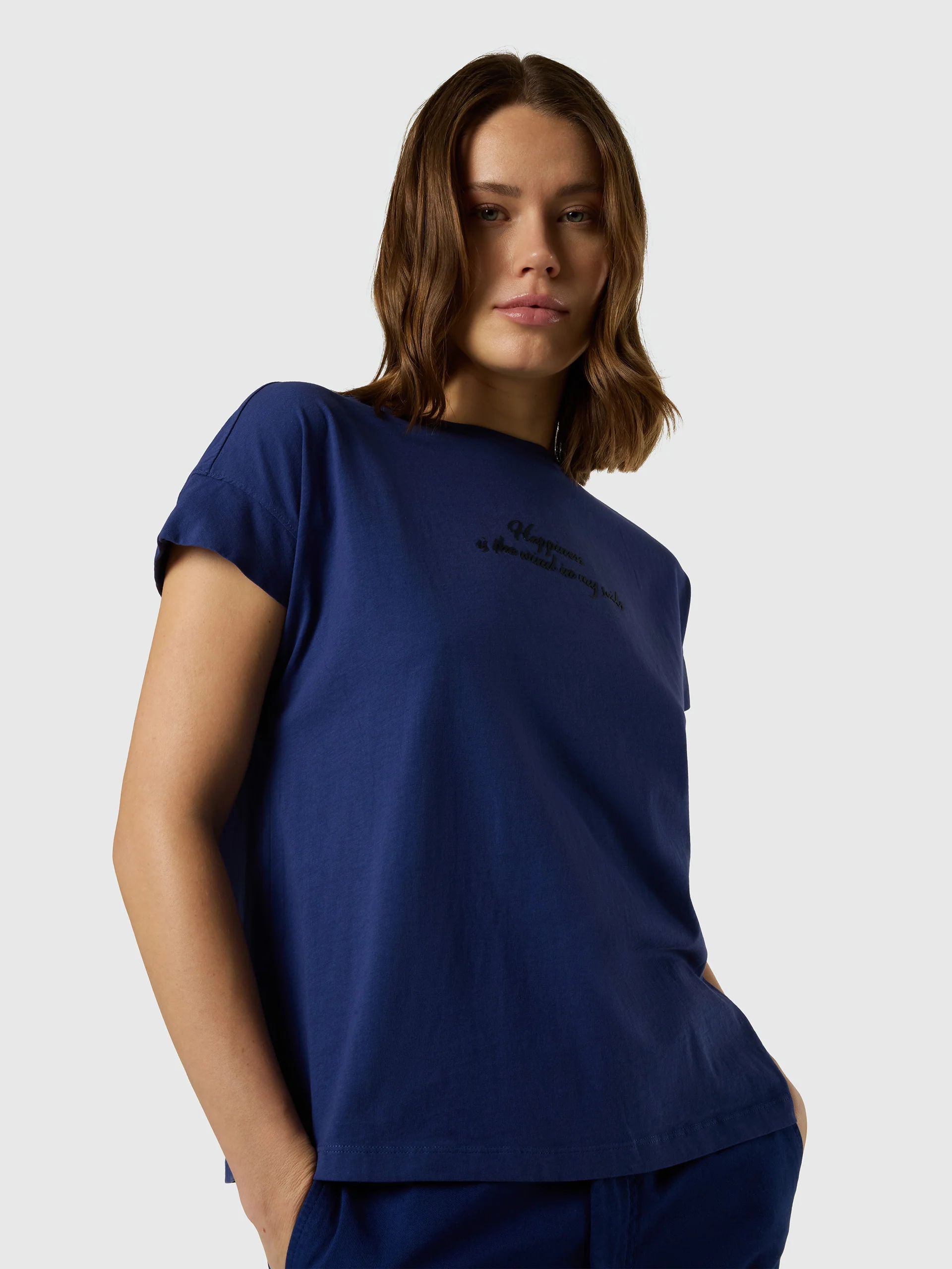 T-shirt with slogan print - Image 9
