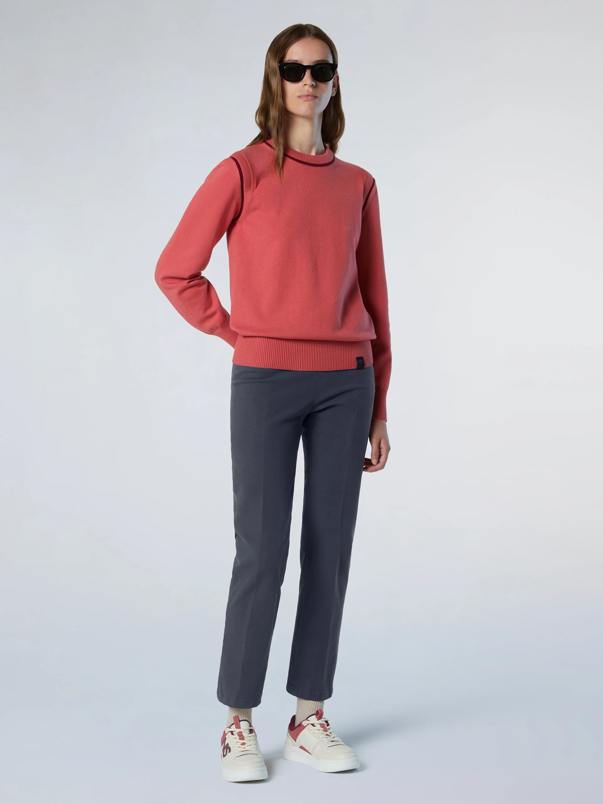 Slim pants with darts - Image 11
