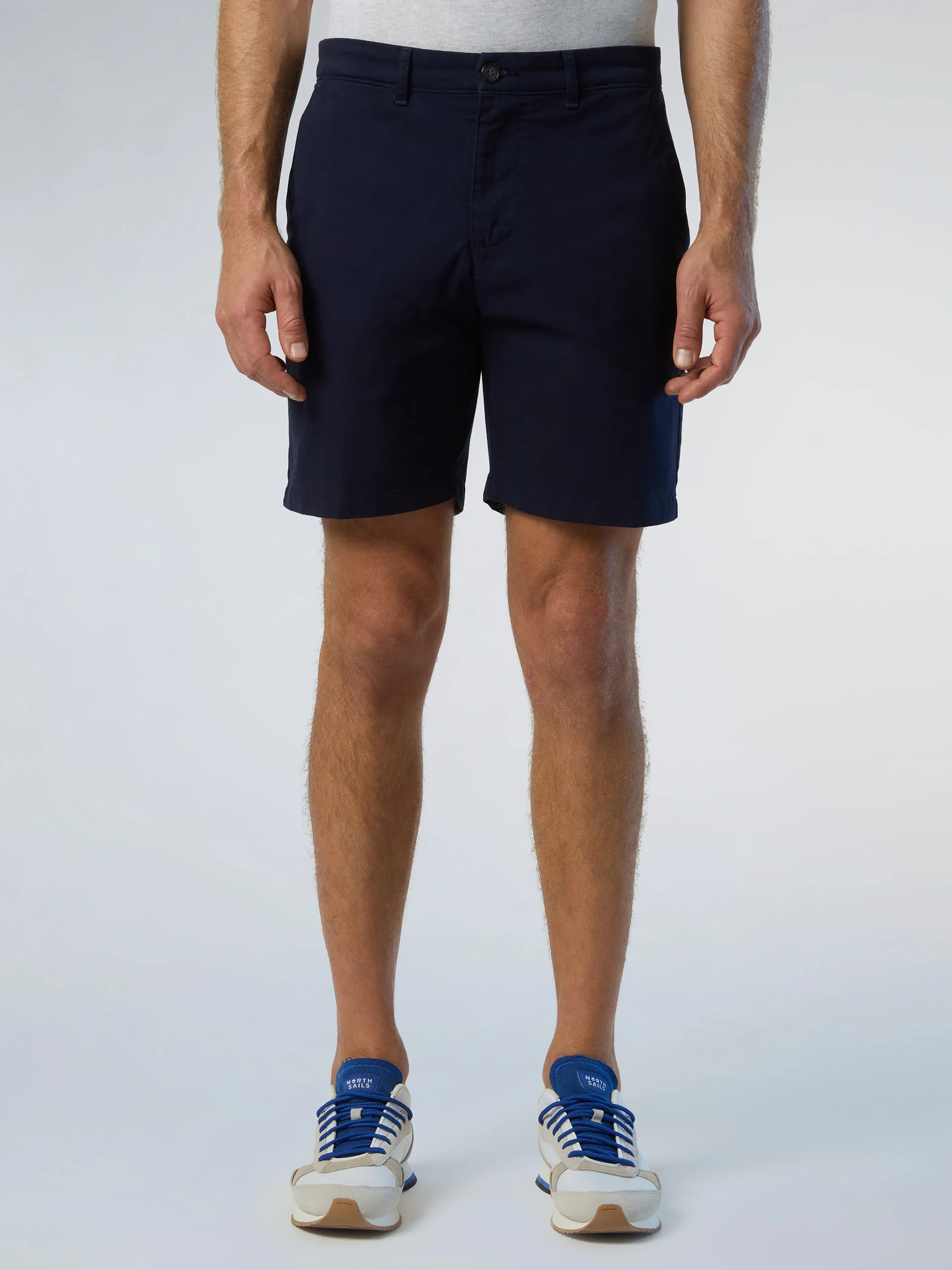 Chino shorts with logo patch - Image 12