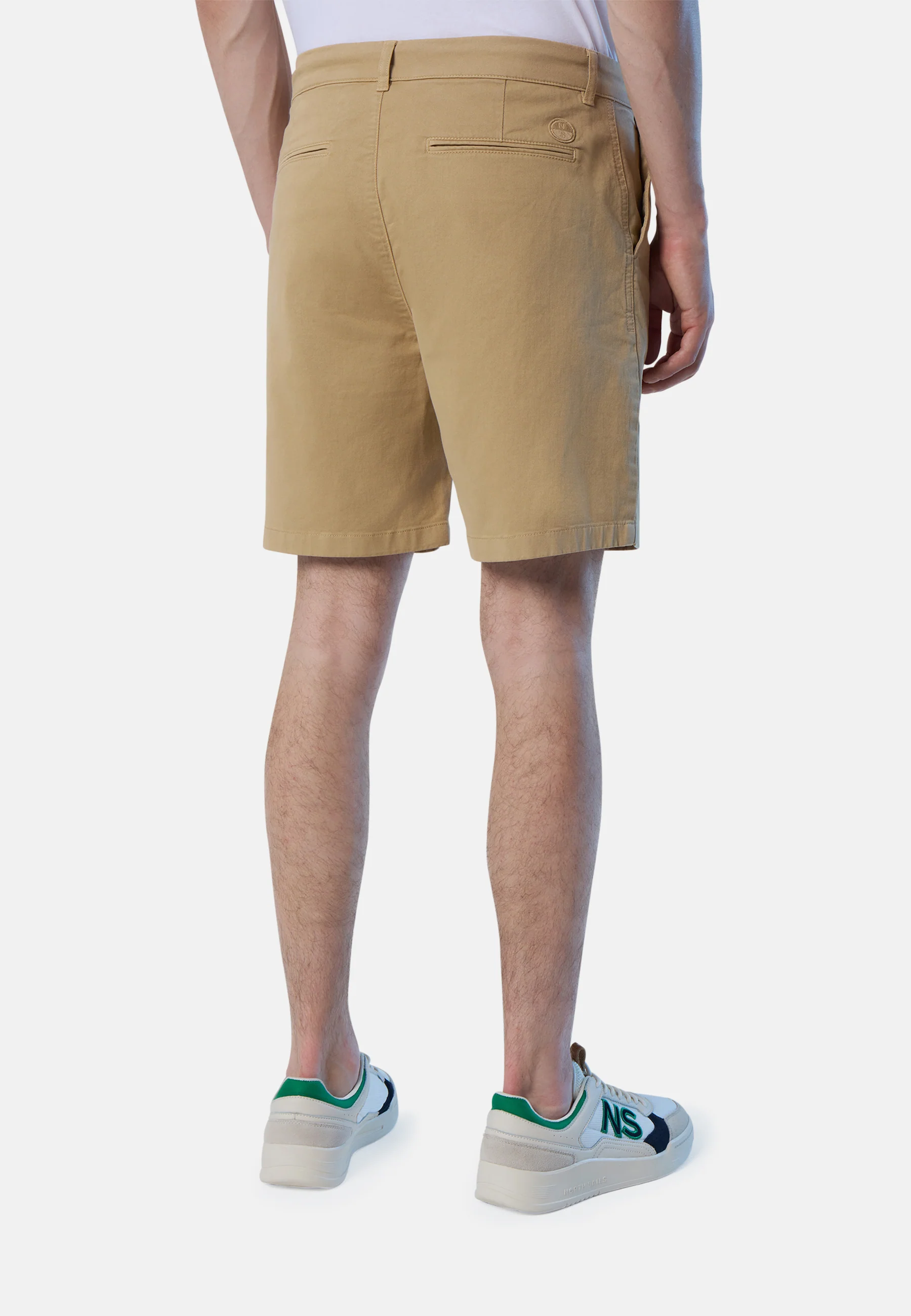 Chino shorts with logo patch - Image 19