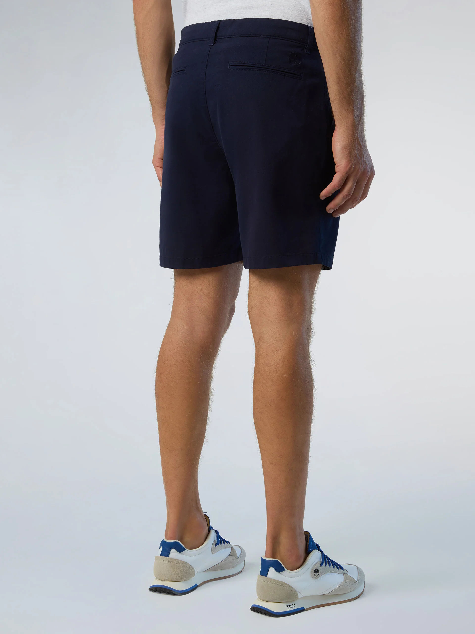 Chino shorts with logo patch - Image 20