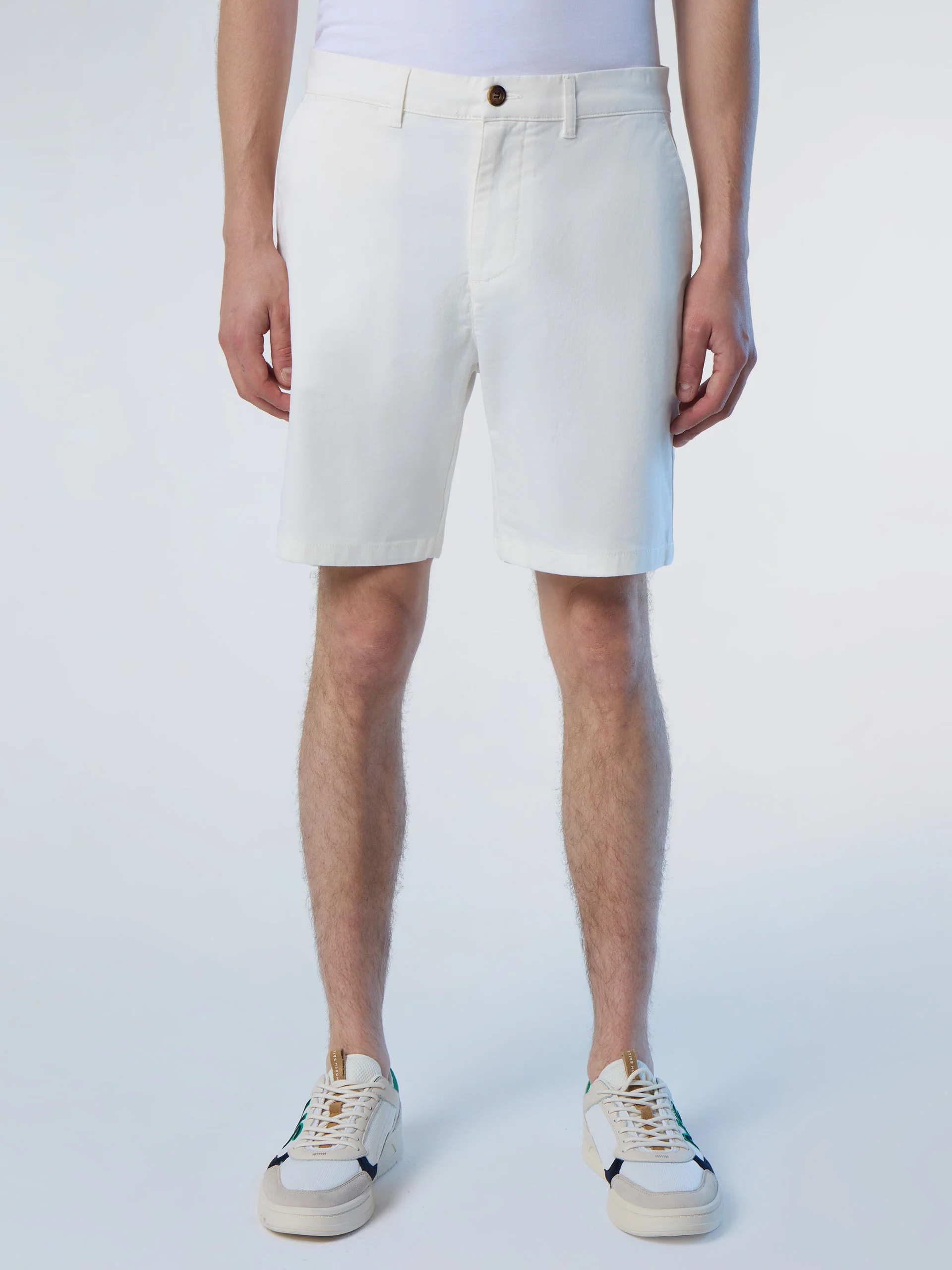 Chino shorts with logo patch - Image 34