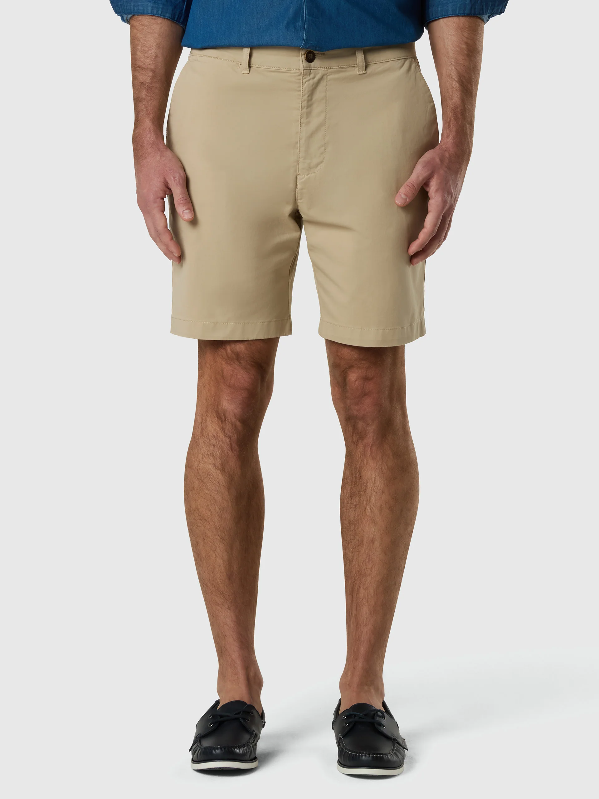 Stretch gabardine chino shorts