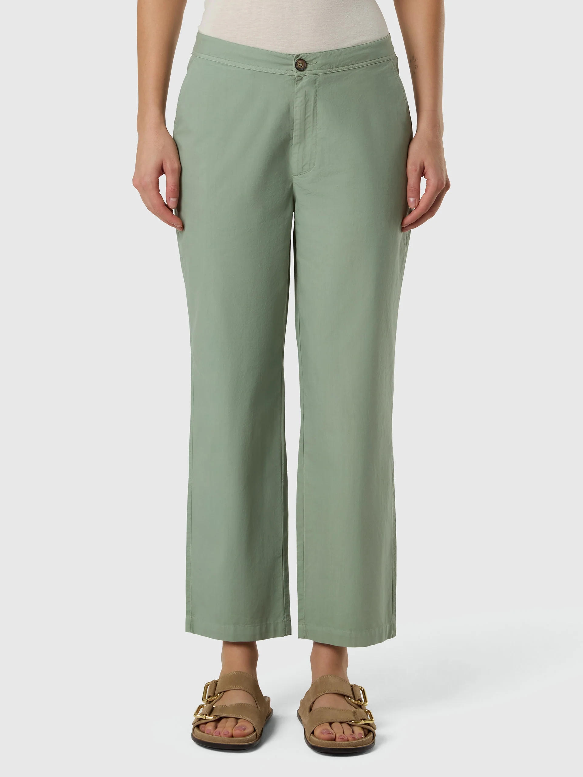 Straight-leg chinos