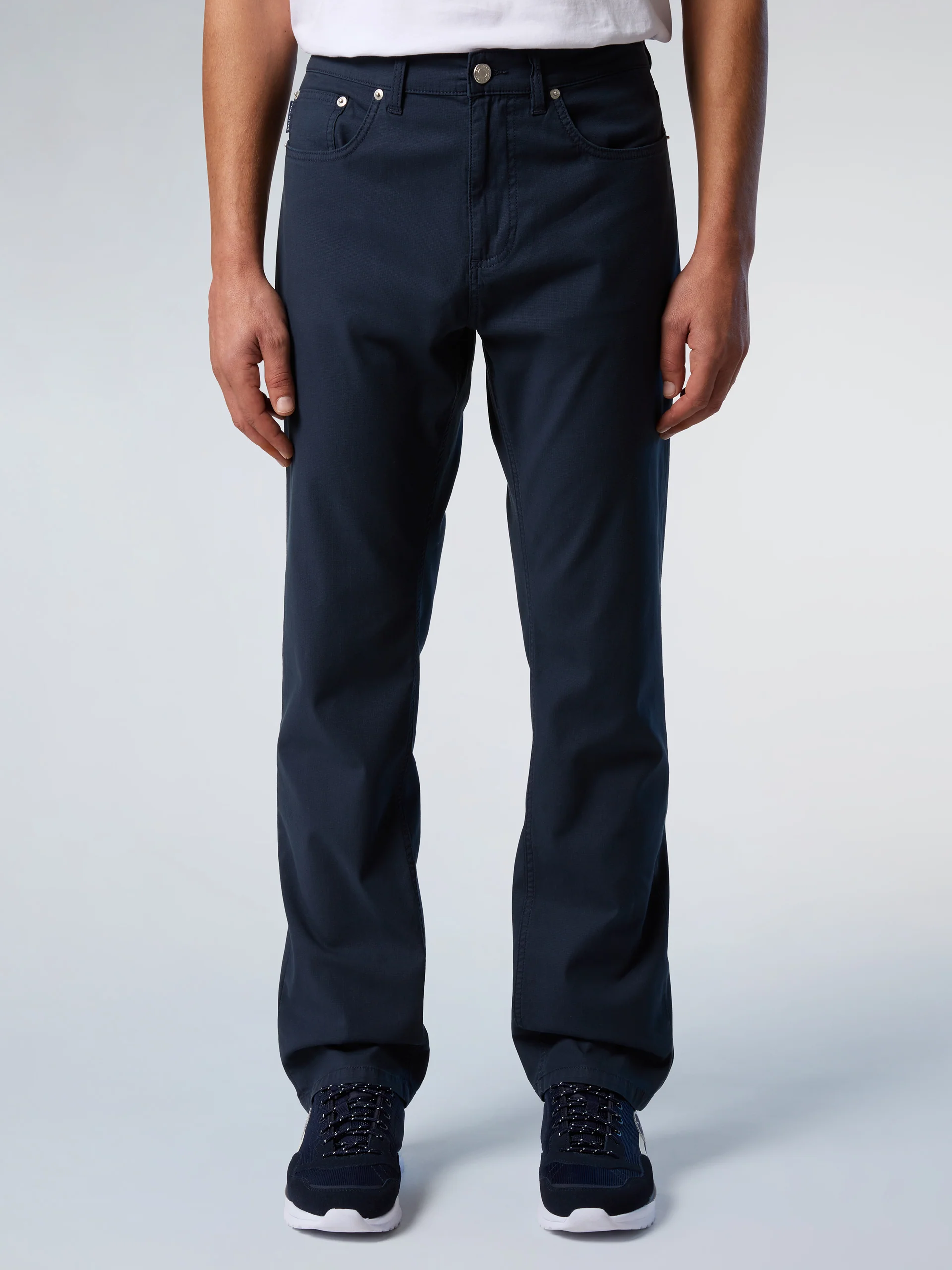 Stretch dobby 5-pocket pants - Image 6
