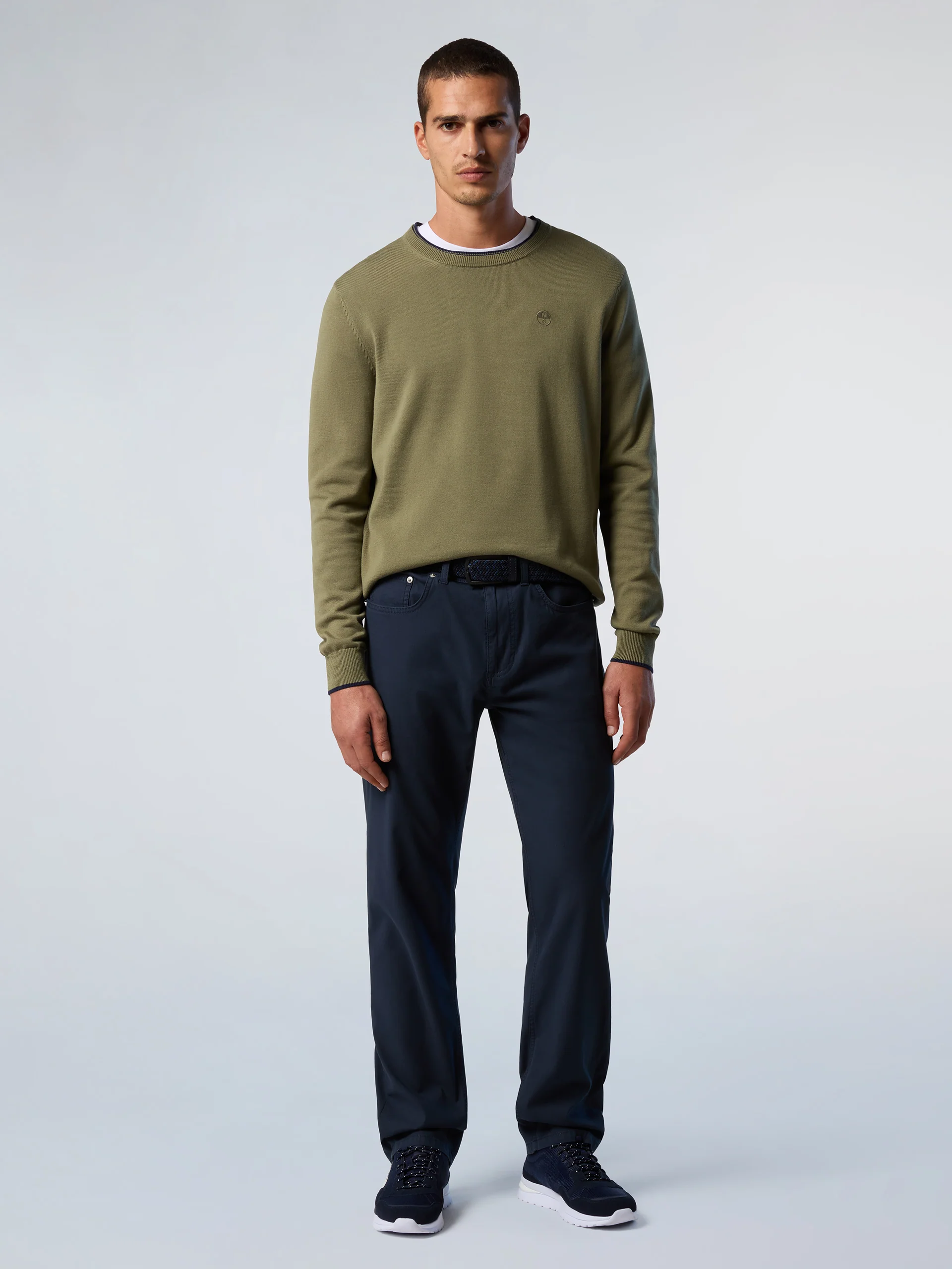 Stretch dobby 5-pocket pants - Image 7