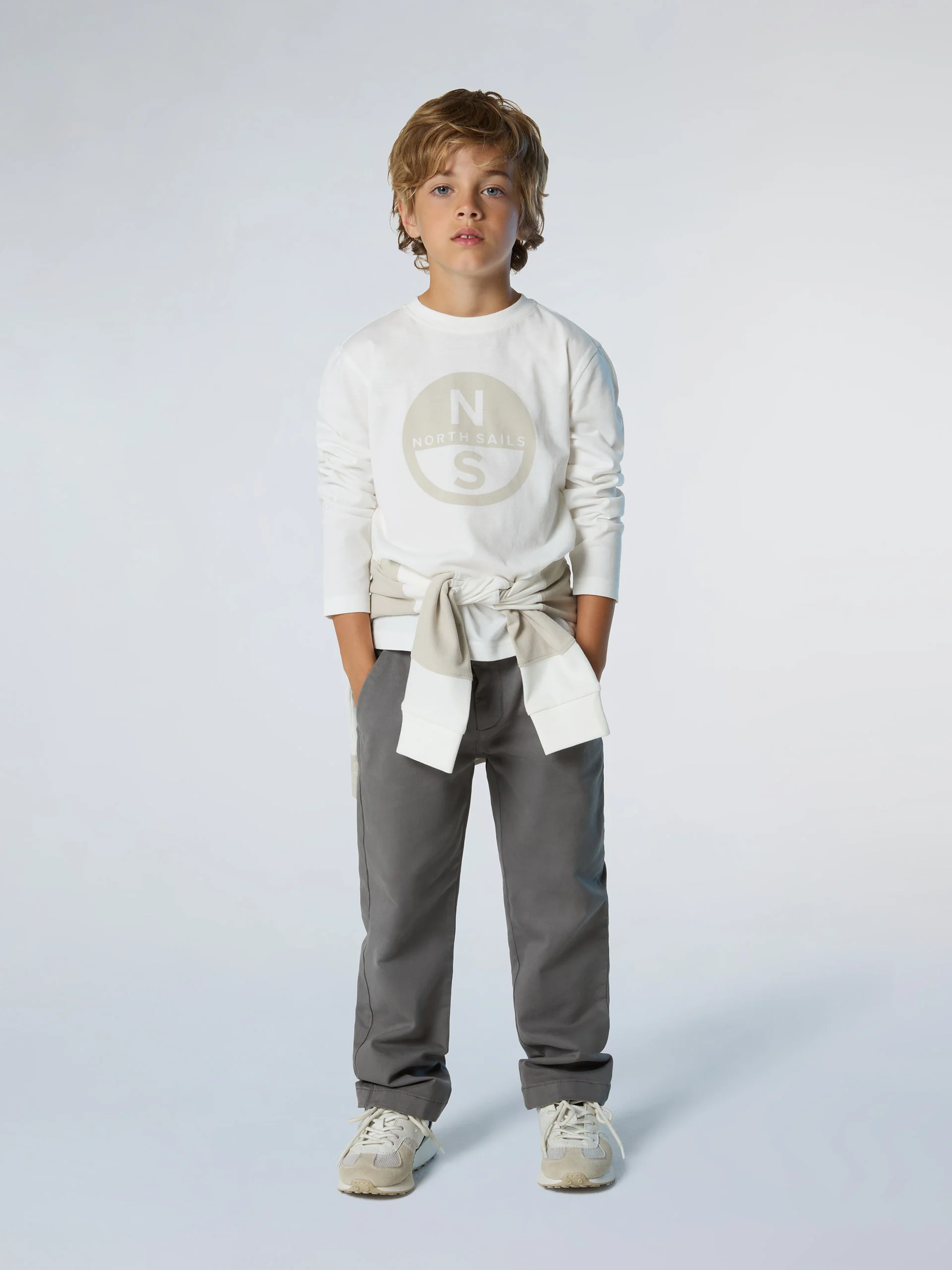 Long-sleeved T-shirt with maxi logo - Image 5