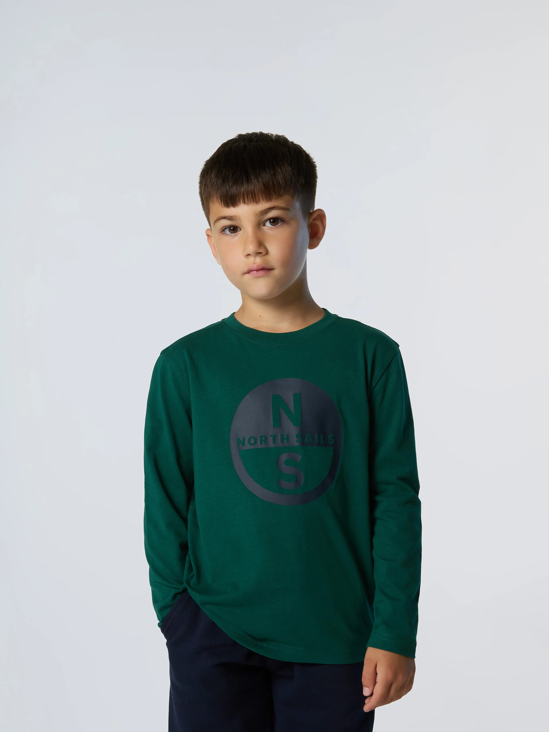 Long-sleeved T-shirt with maxi logo - Image 7