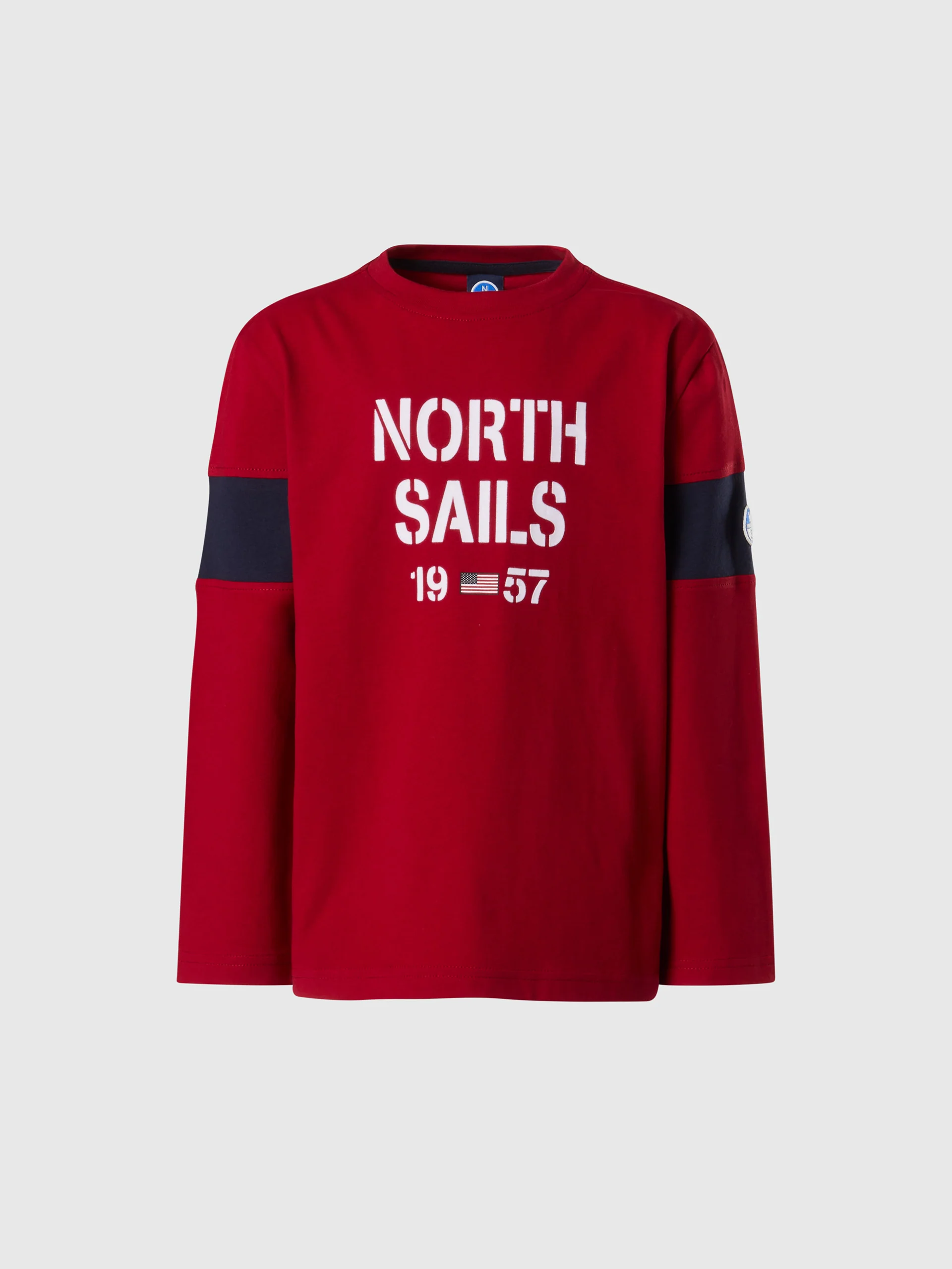 Long-sleeved T-shirt with sleeve inserts - Image 11