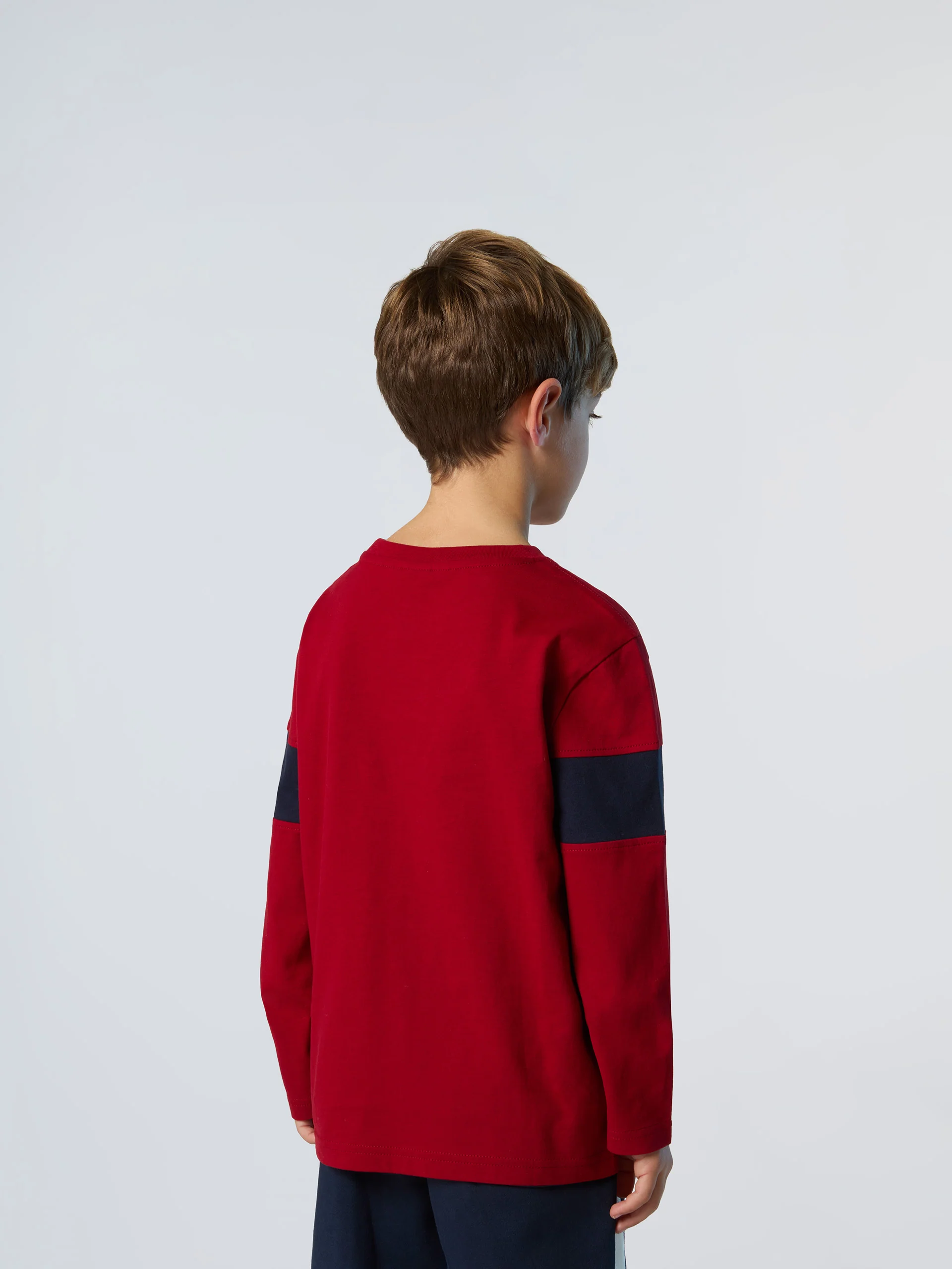 Long-sleeved T-shirt with sleeve inserts - Image 3