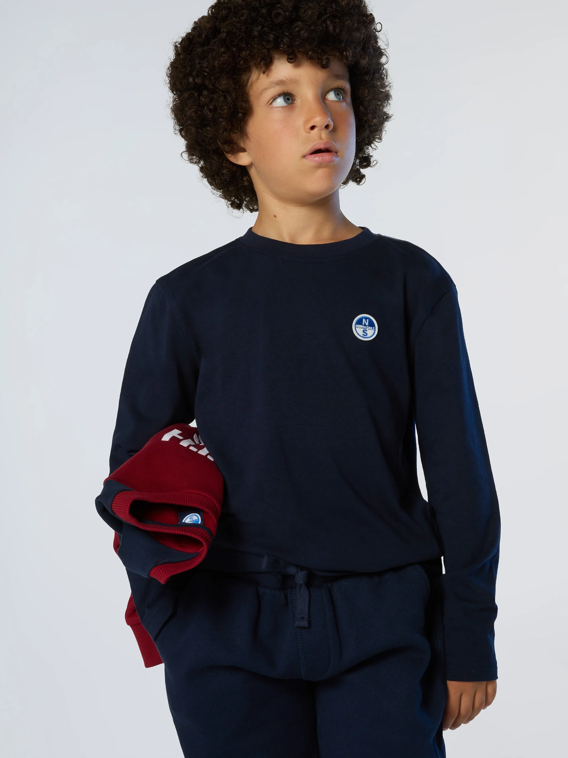 Long-sleeved T-shirt with logo patch - Image 8
