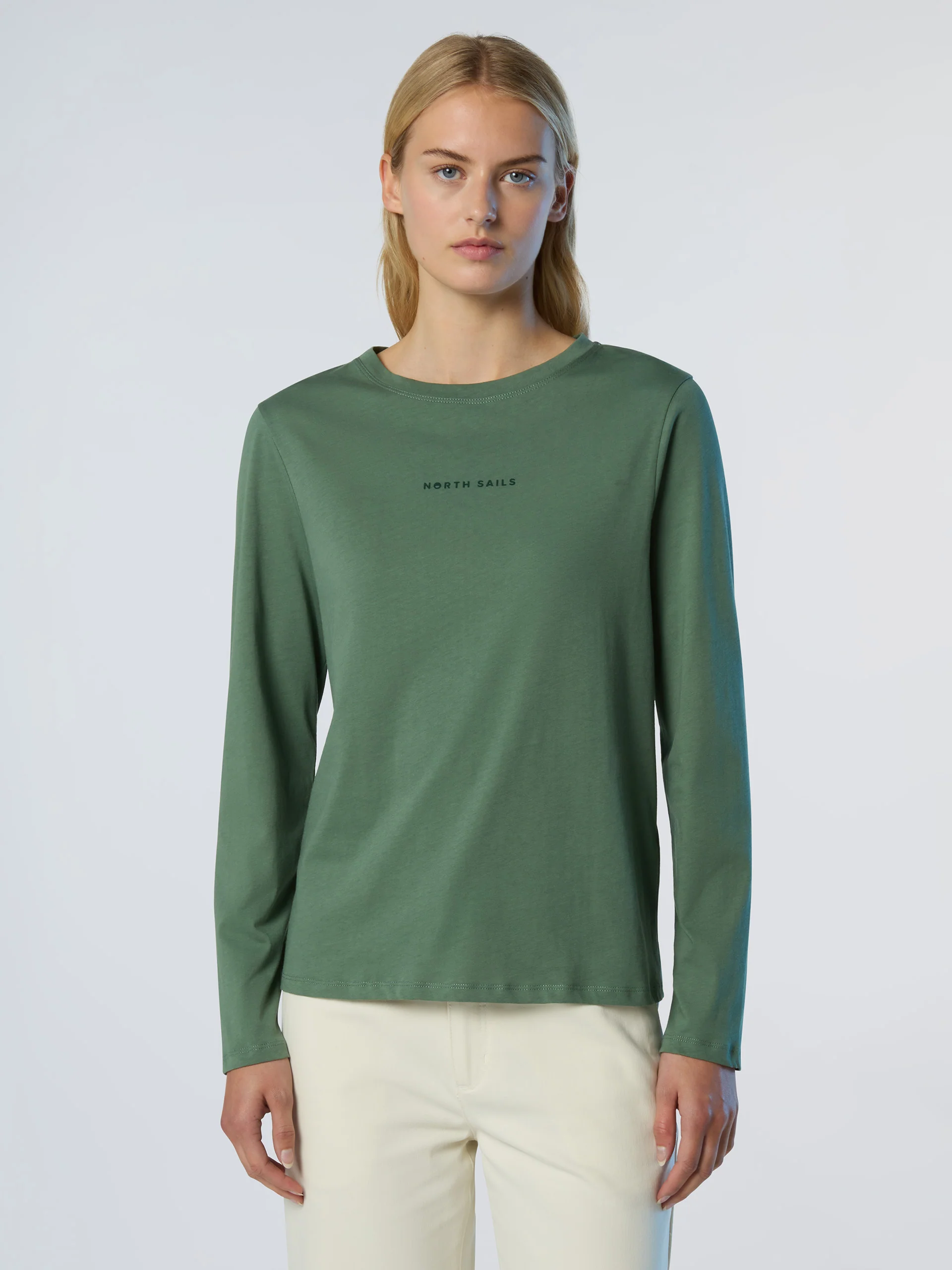 Long-sleeved T-shirt with raised logo - Image 13
