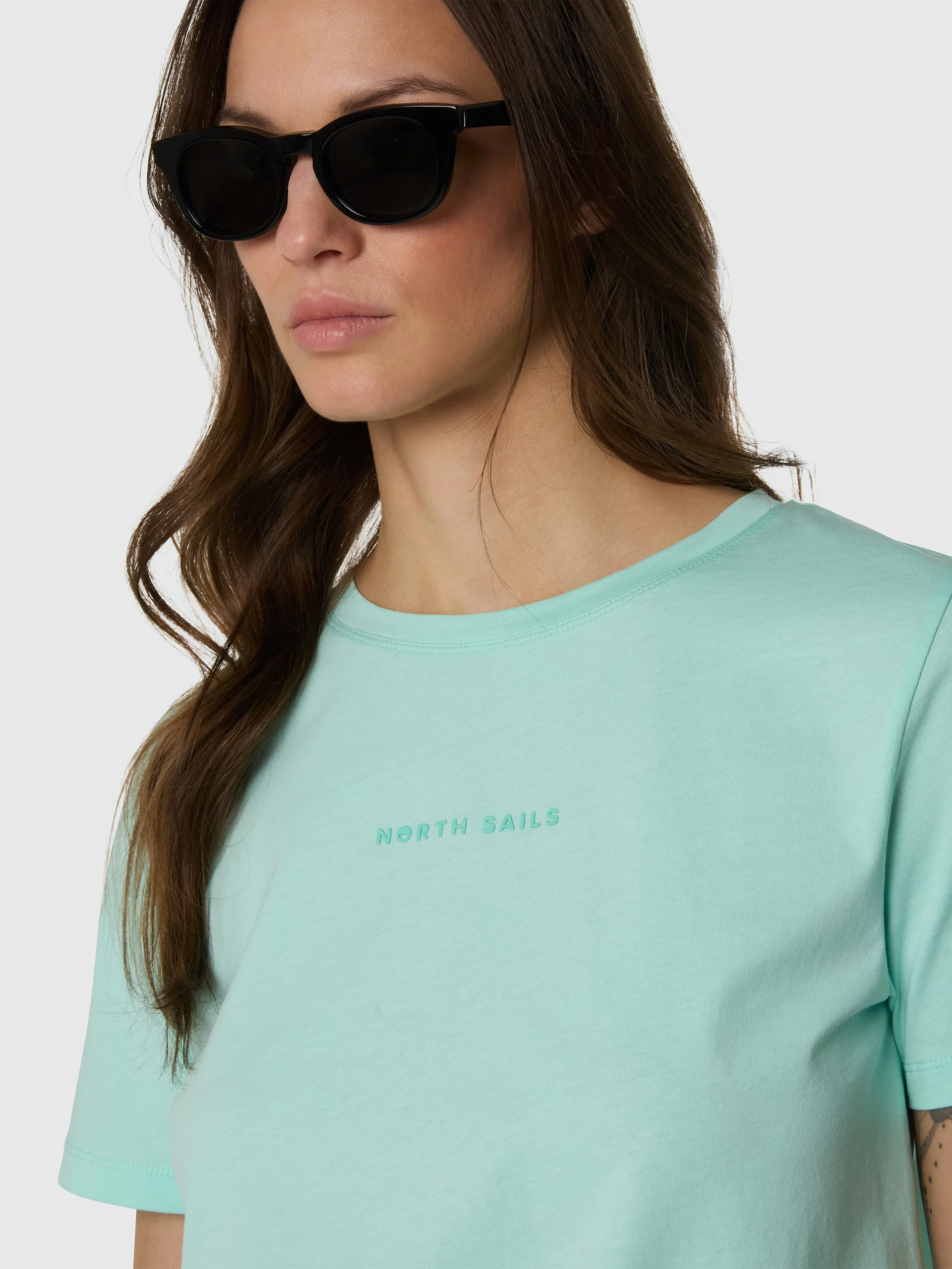 T-shirt with tonal North Sails logo - Image 8