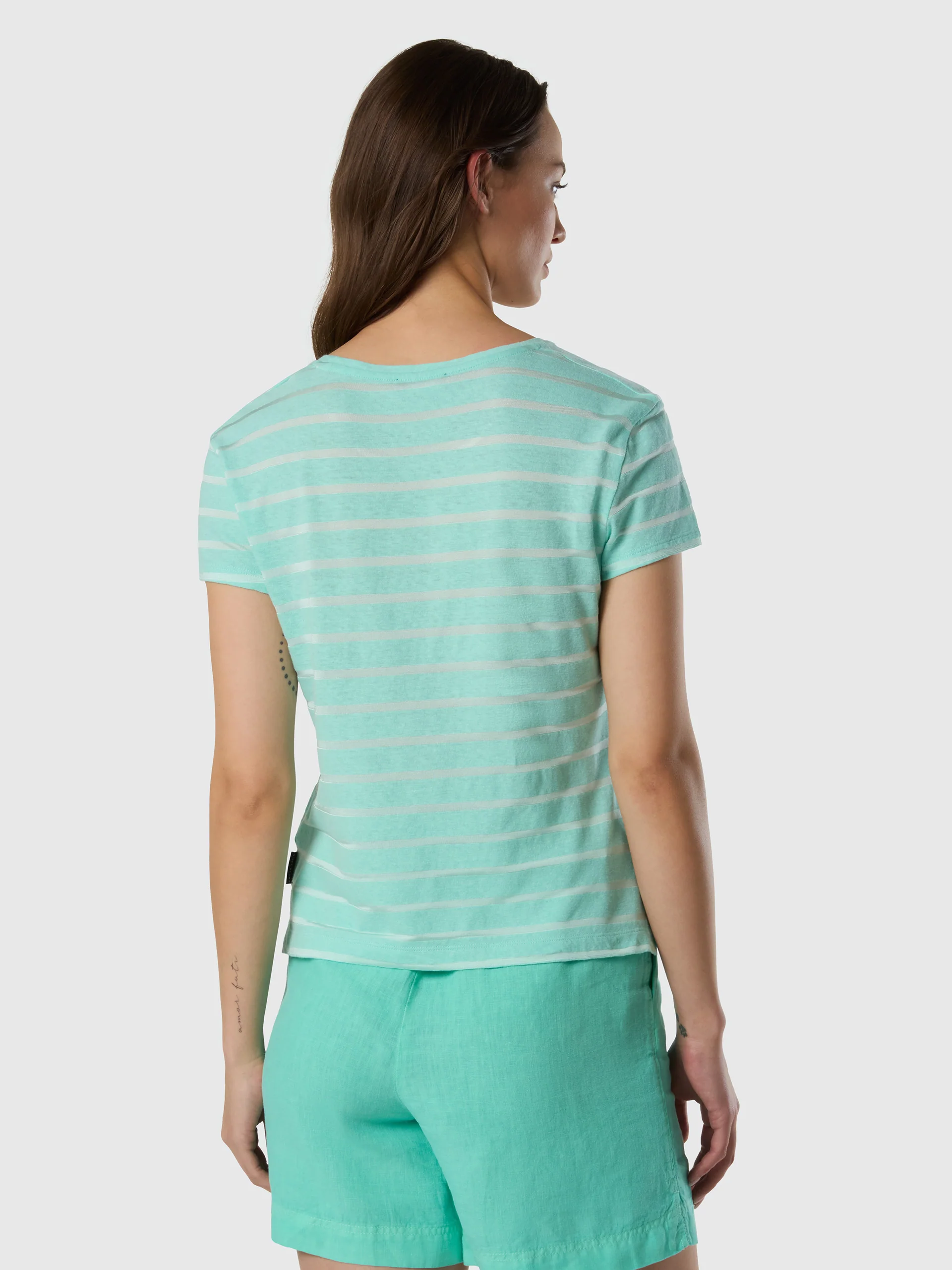 Striped slub T-shirt - Image 4