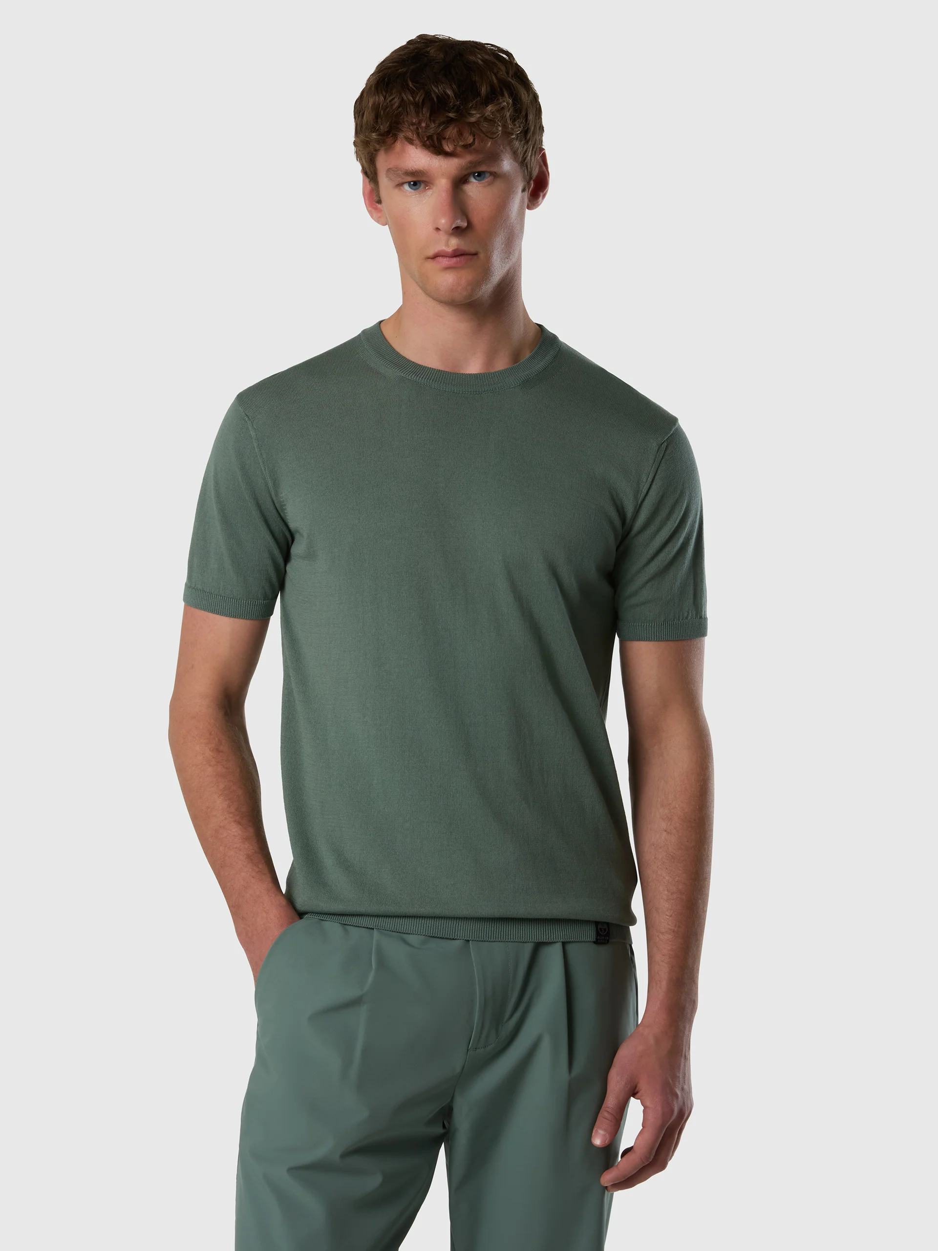 Pima cotton knit T-shirt