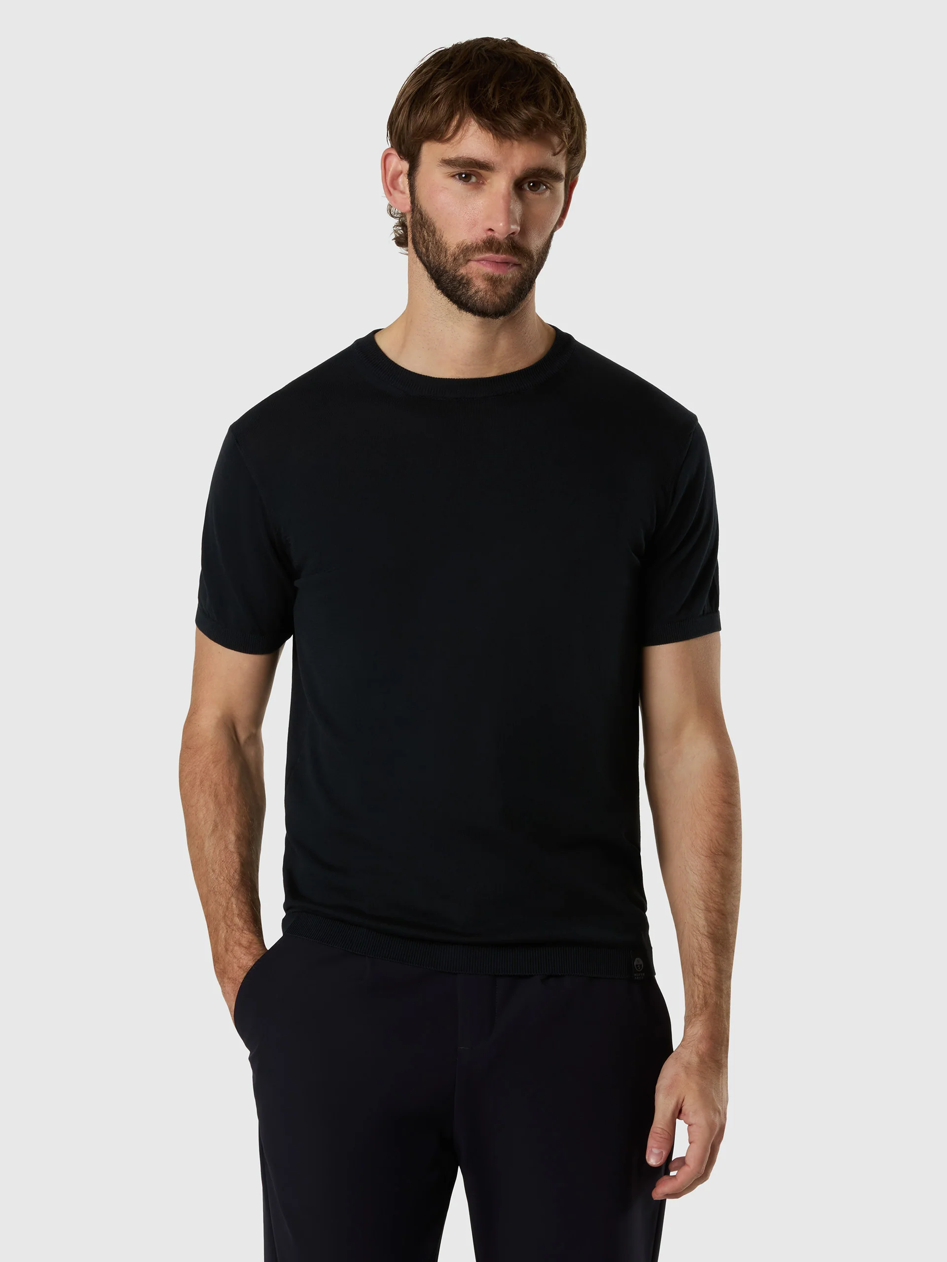 Pima cotton knit T-shirt - Image 19