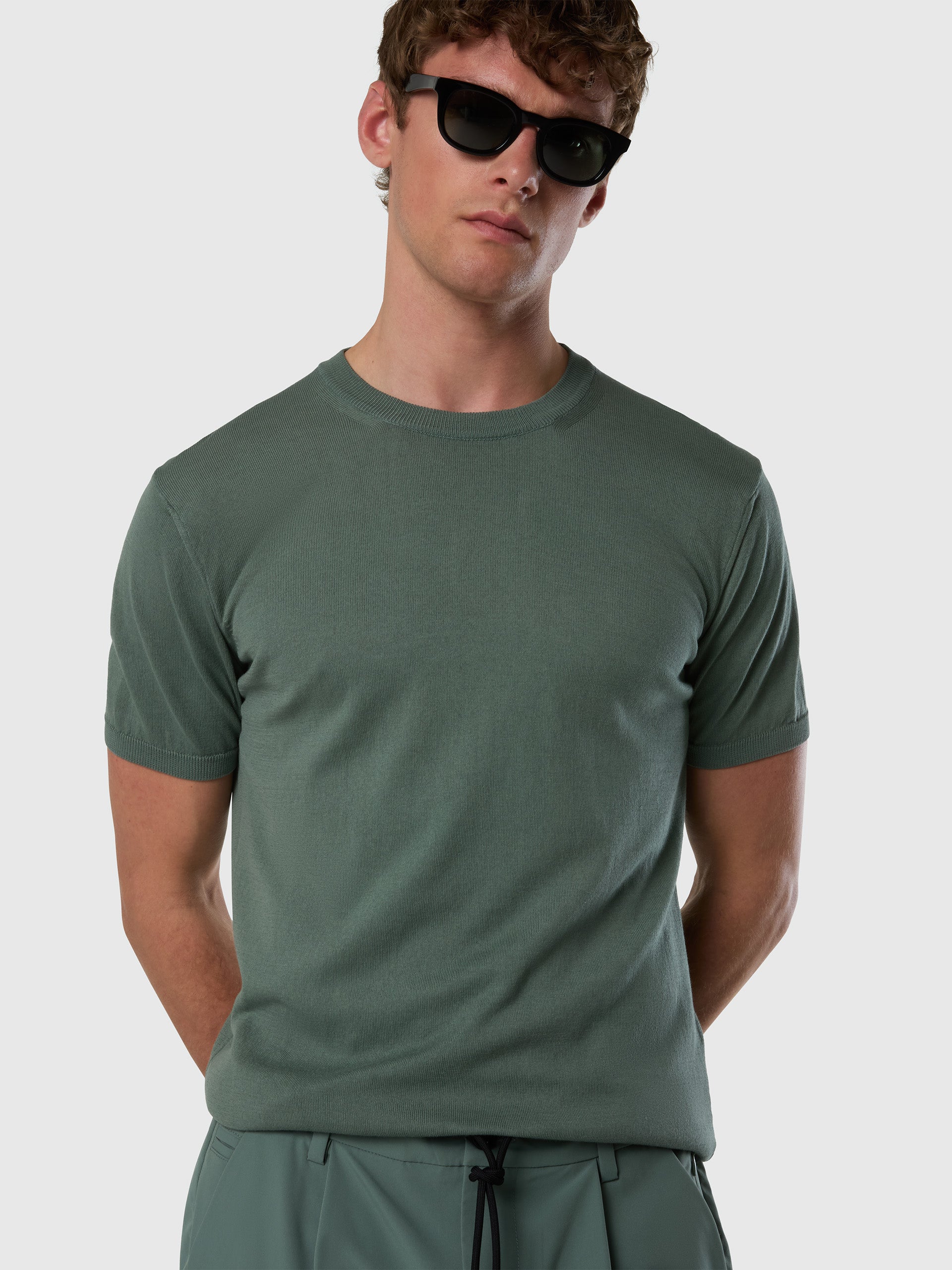 Pima cotton knit T-shirt - Image 2