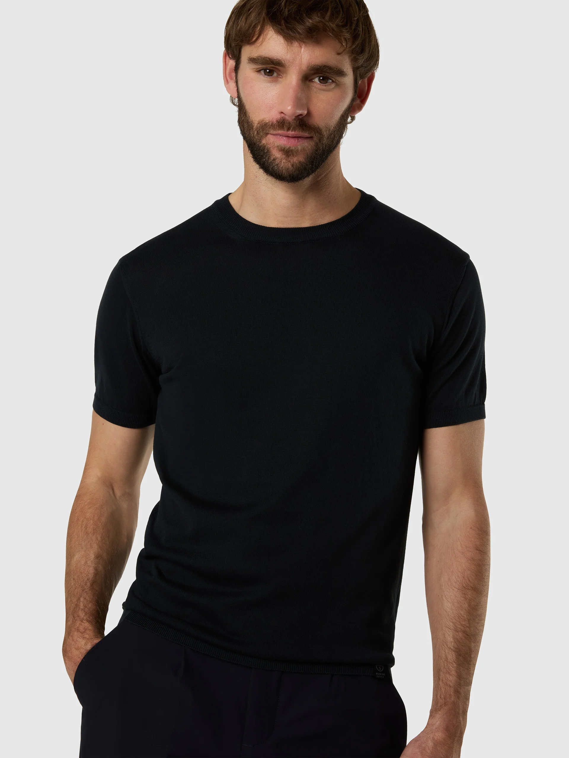 Pima cotton knit T-shirt - Image 20