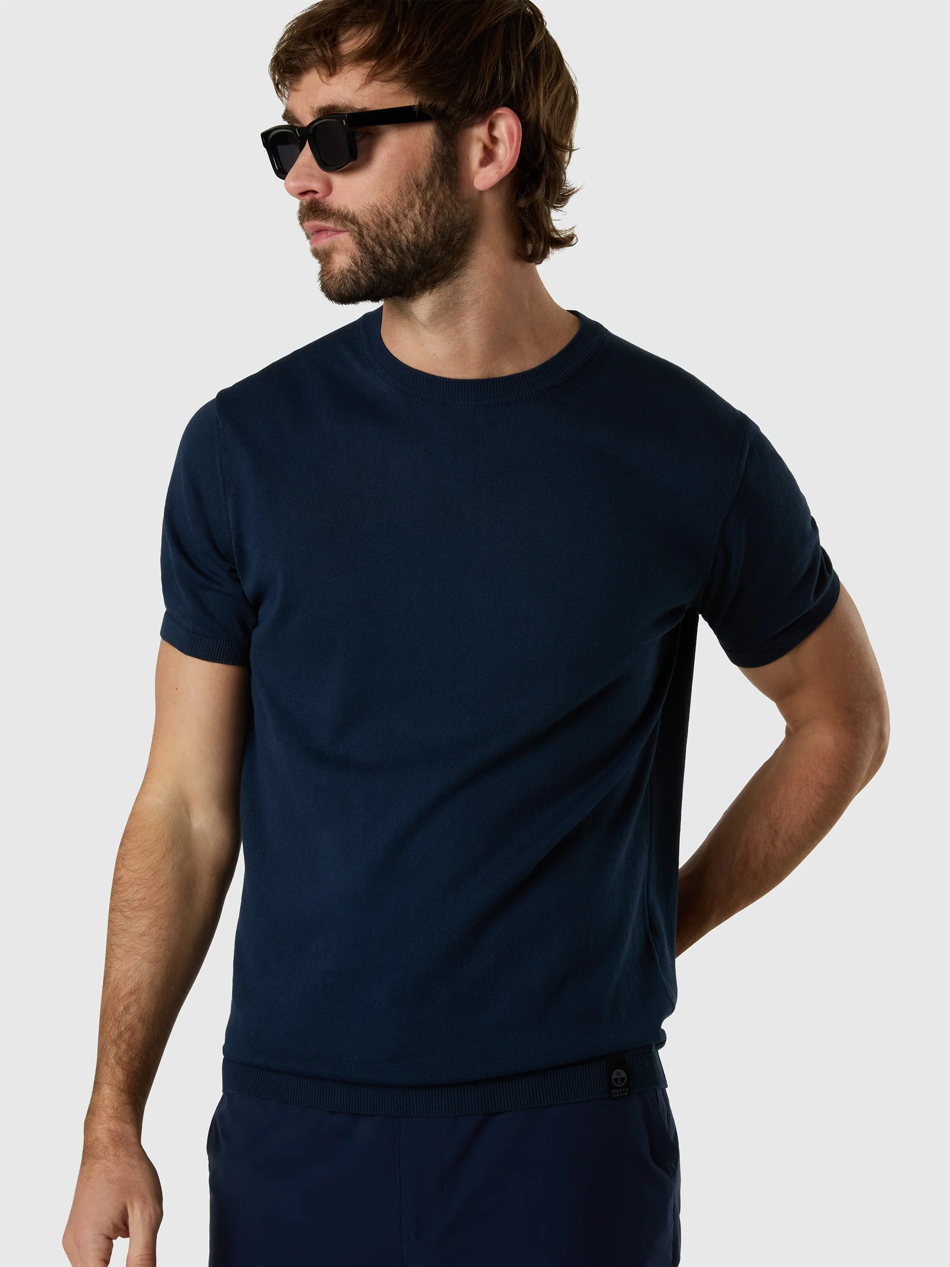 Pima cotton knit T-shirt - Image 8