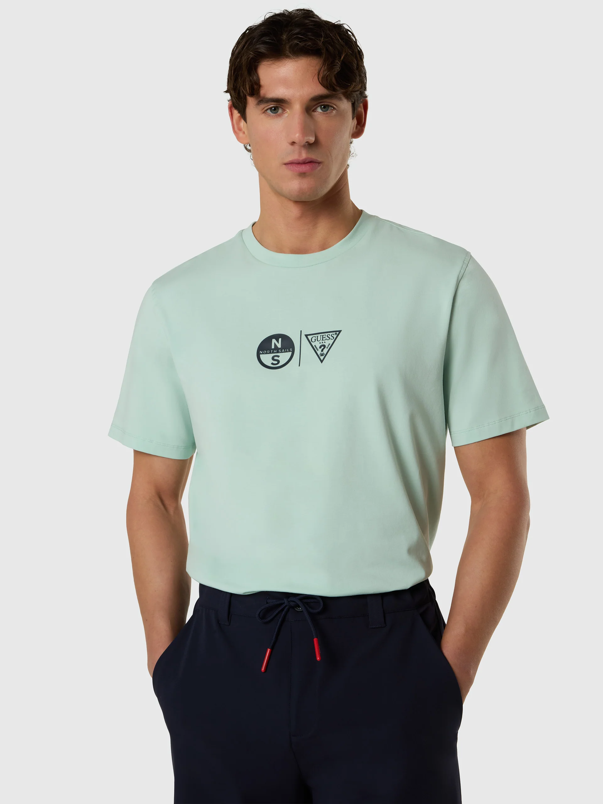 GUESS X NORTH SAILS LOGO TEE - Image 5
