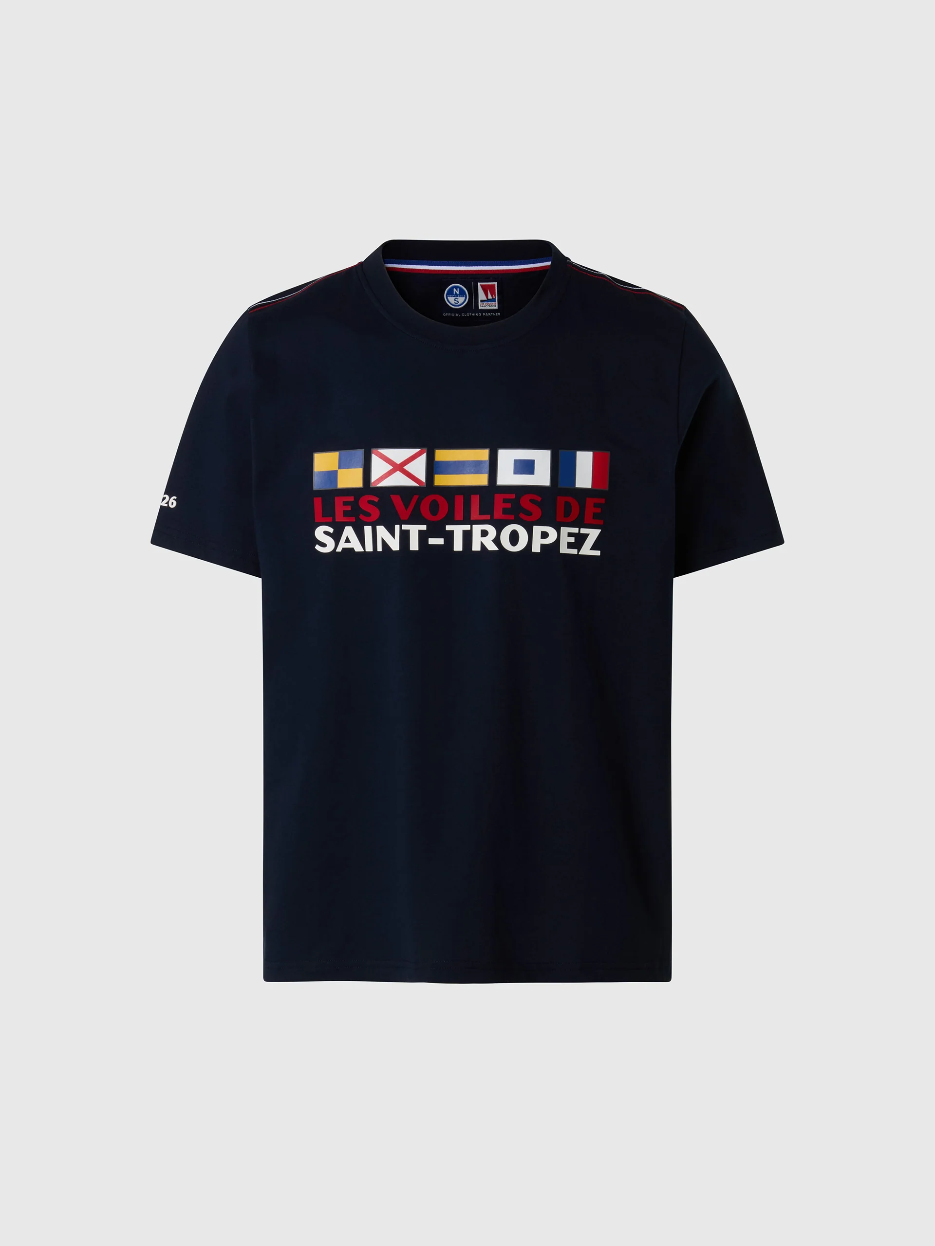 Saint-Tropez nautical flag T-shirt - Image 2