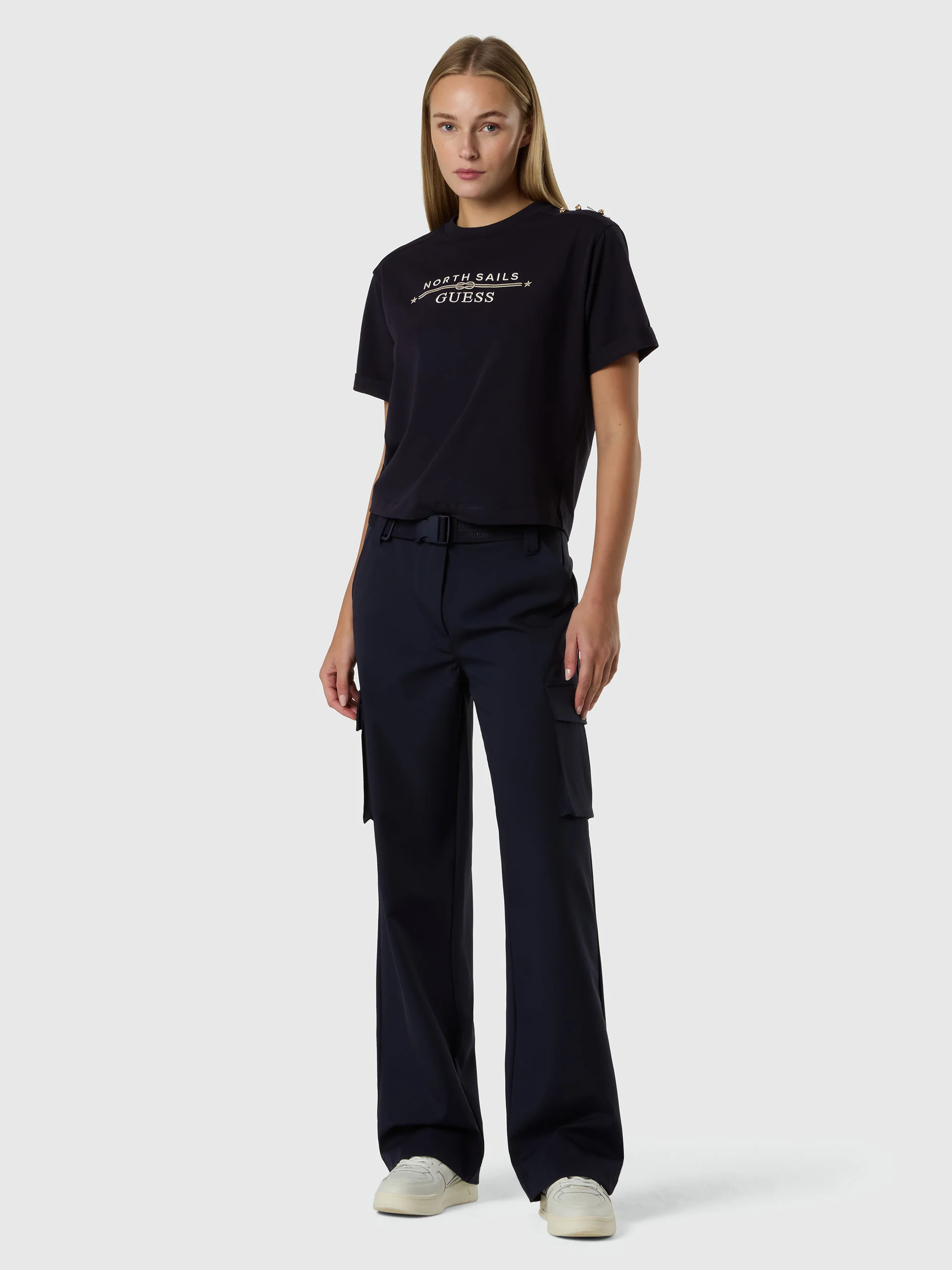 GUESS X NORTH SAILS LOGO T-SHIRT - Image 7