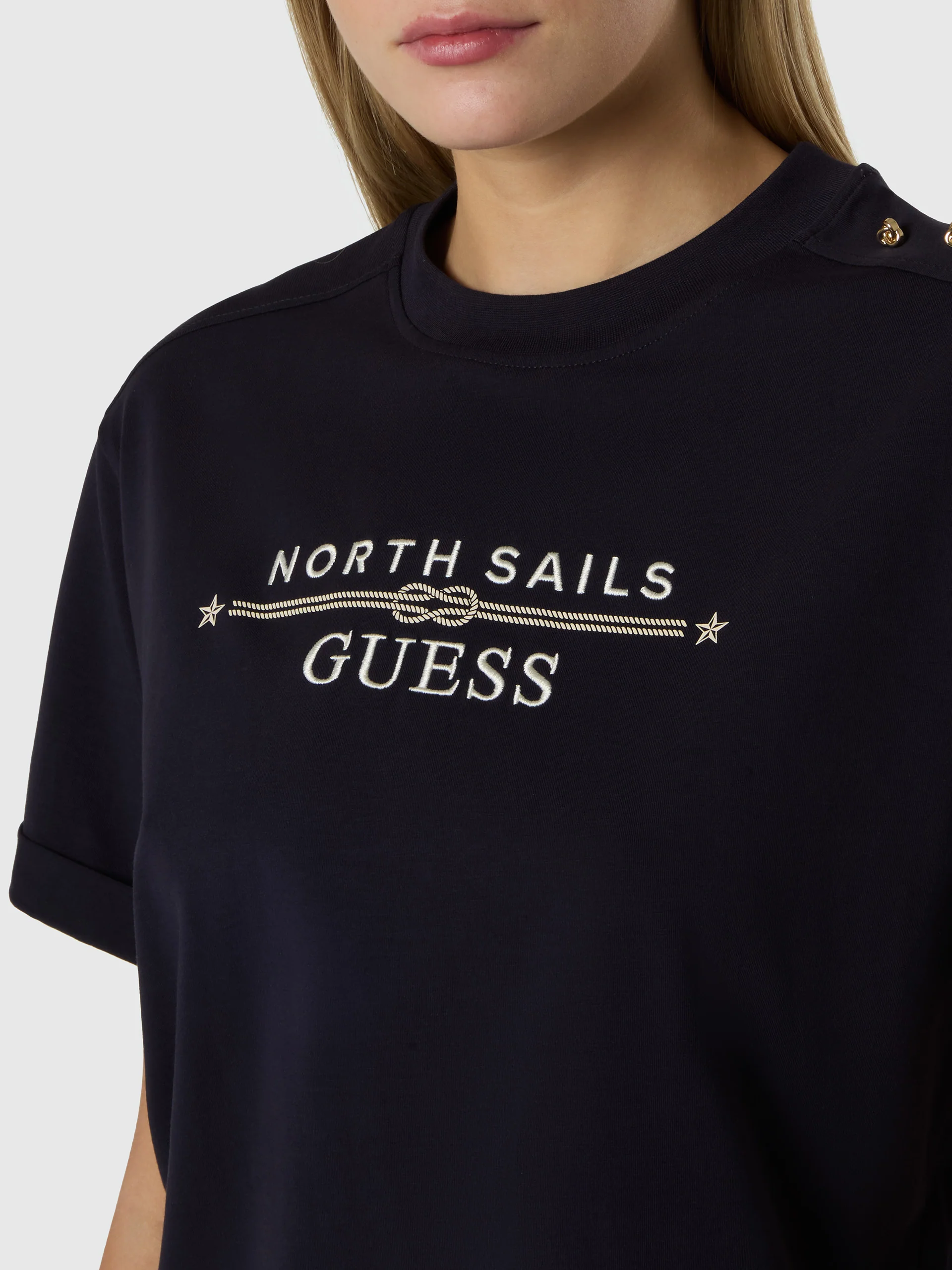 GUESS X NORTH SAILS LOGO T-SHIRT - Image 8