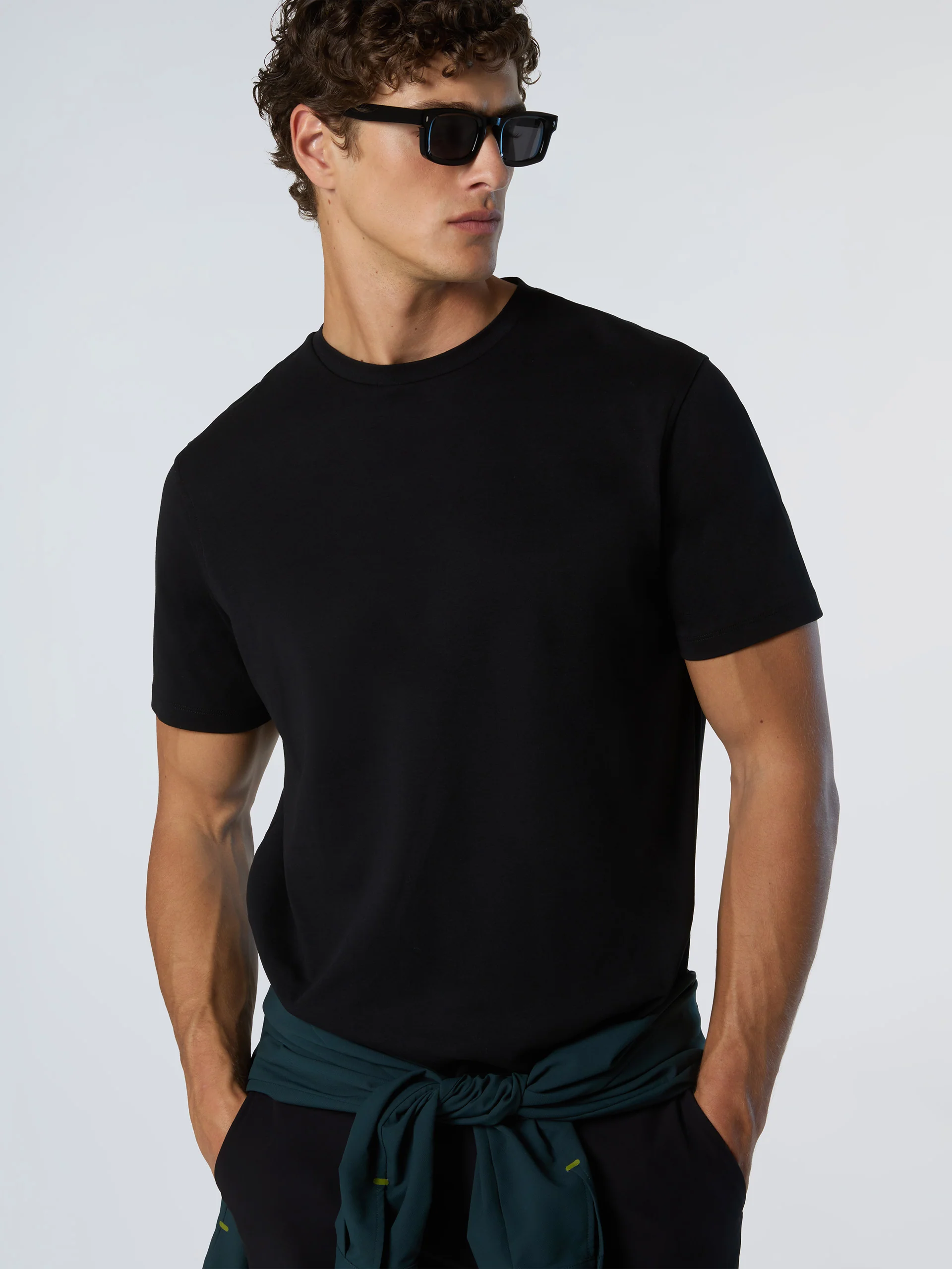 Interlock T-shirt with label - Image 3