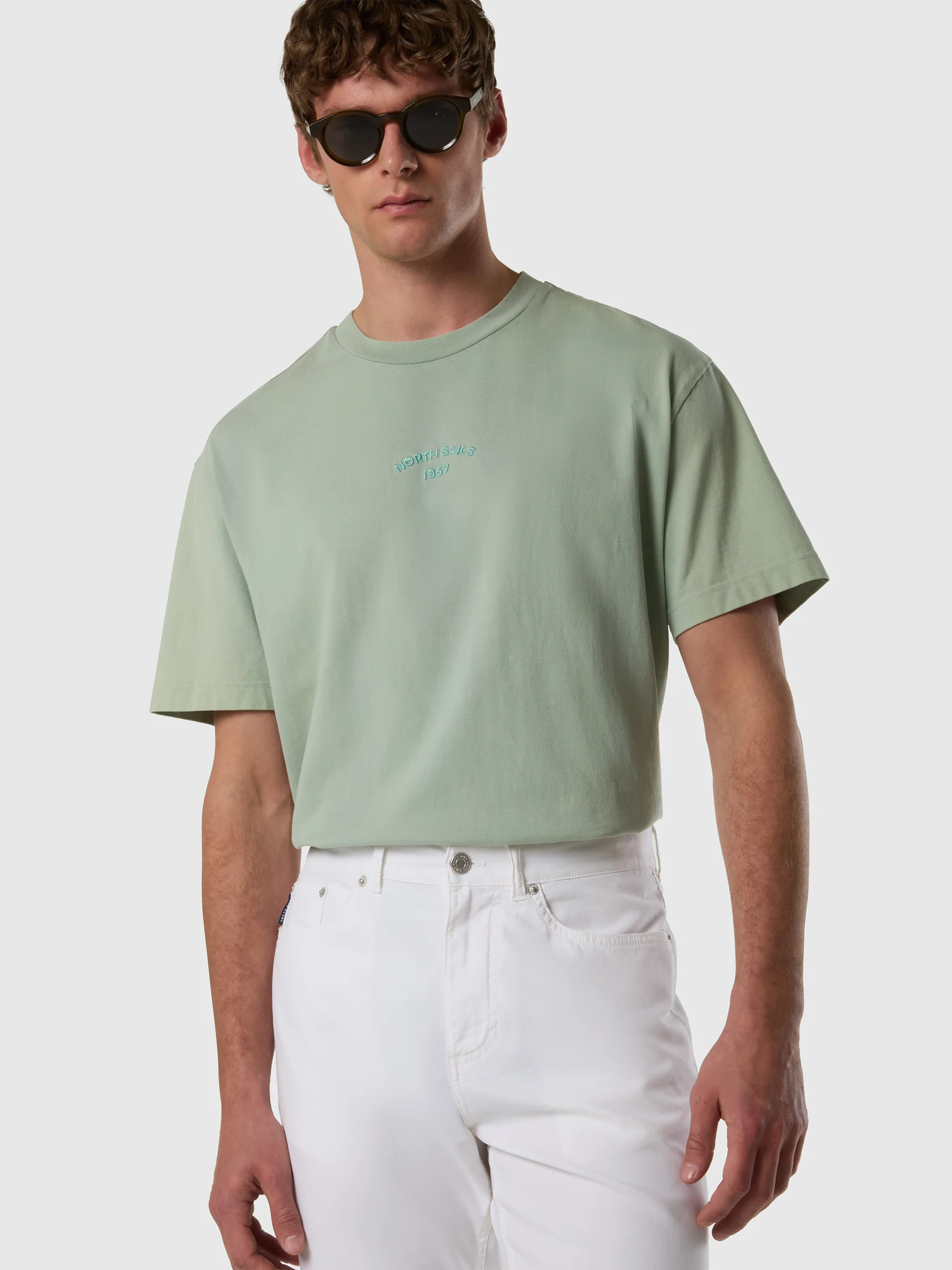 T-shirt with North Sails embroidery - Image 2
