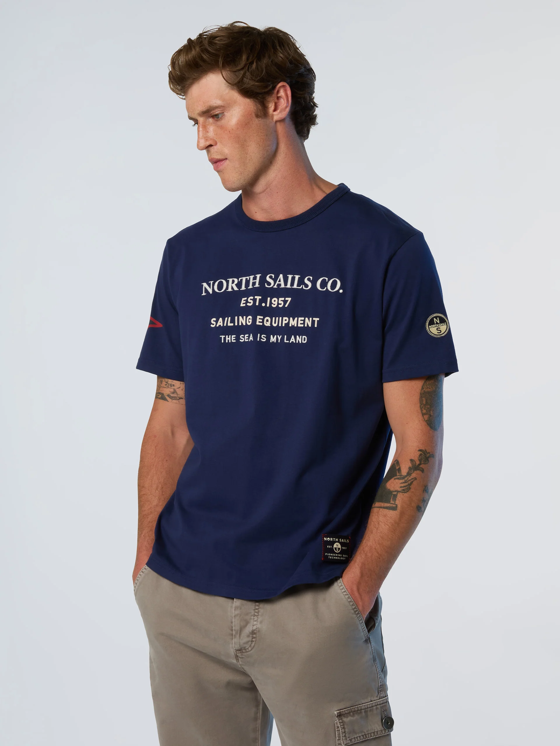 T-shirt with sailing print - Image 10