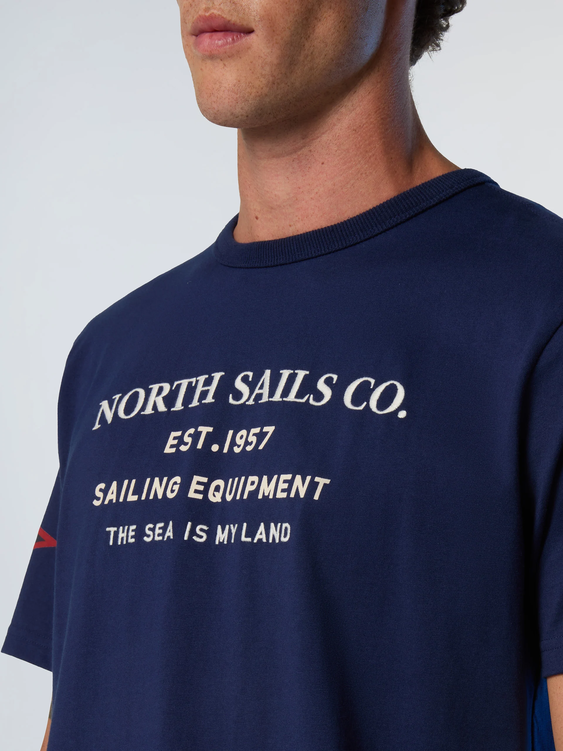 T-shirt with sailing print - Image 15