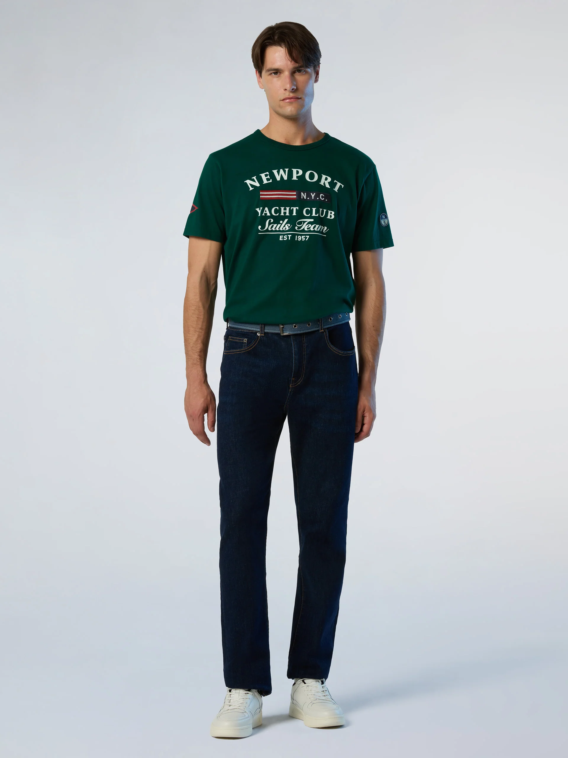 T-shirt with sailing print - Image 5