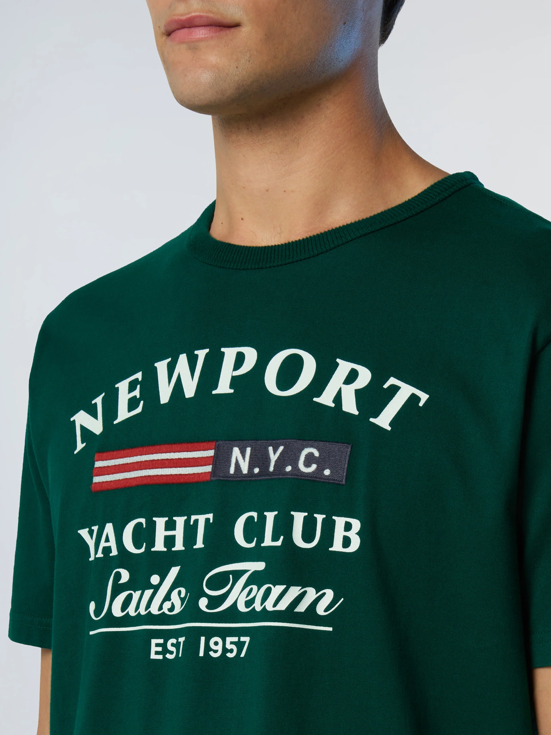T-shirt with sailing print - Image 6