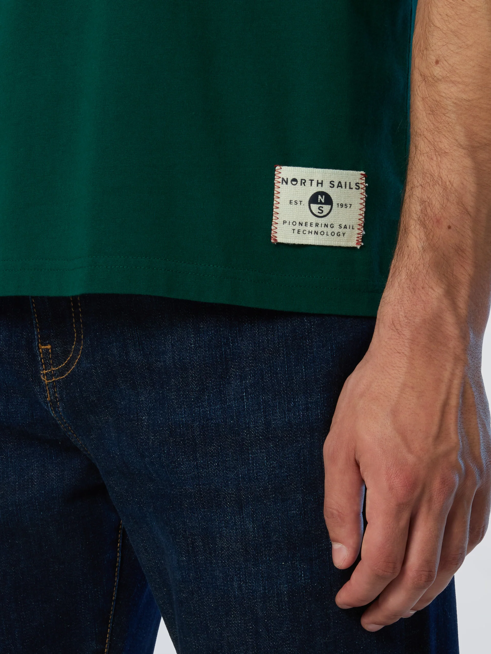 T-shirt with sailing print - Image 8