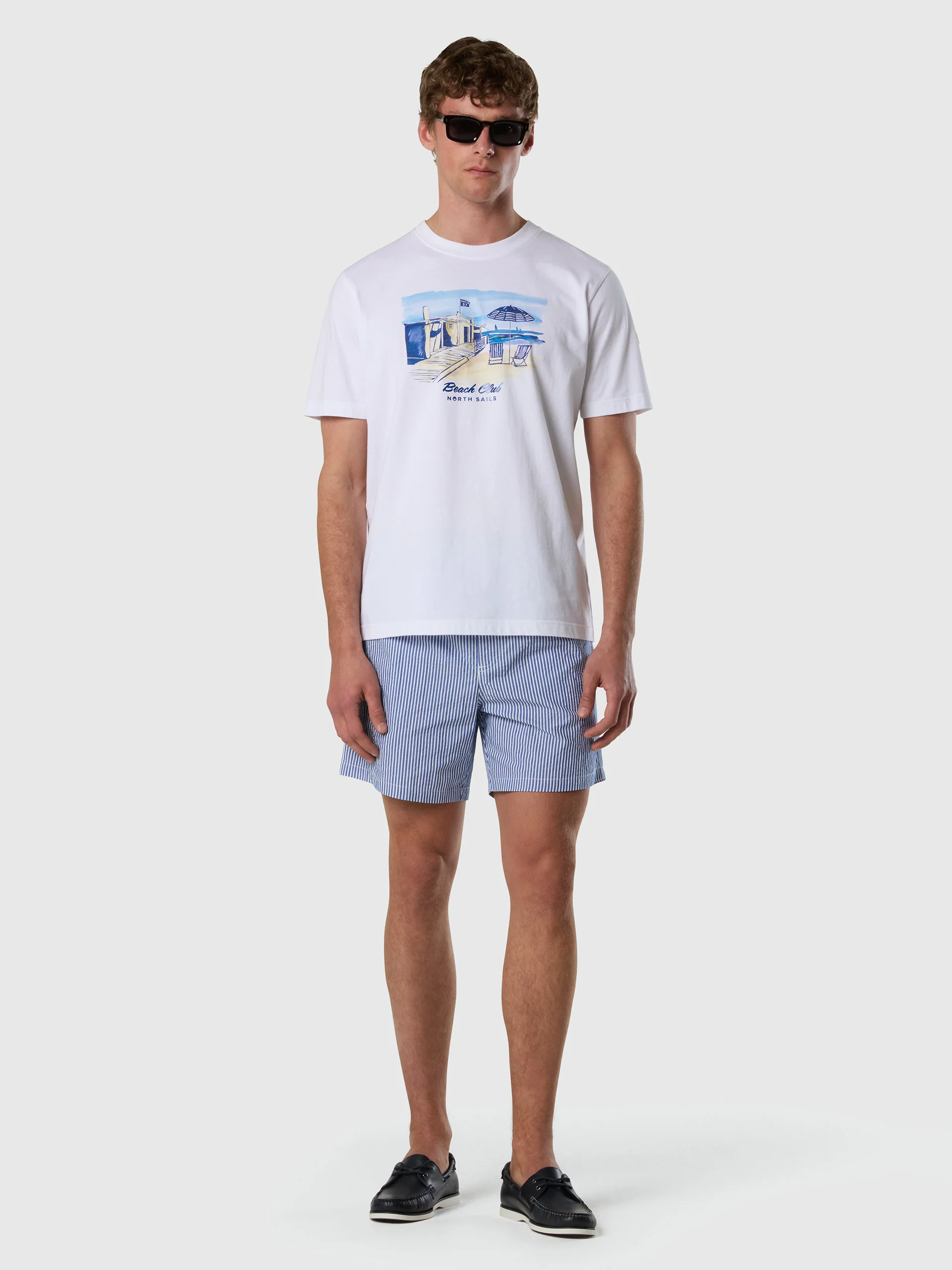 T-shirt with French Riviera print - Image 12