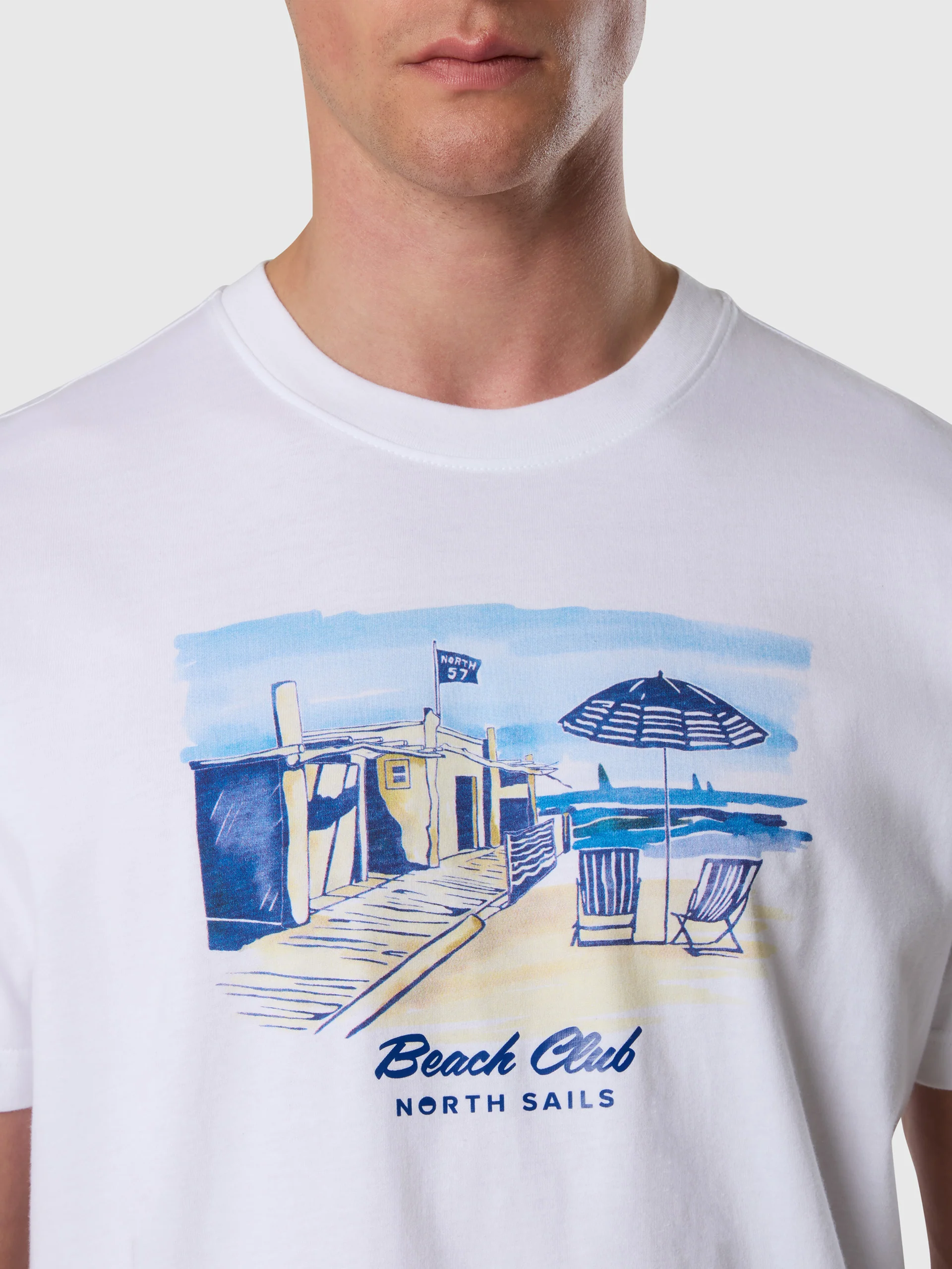 T-shirt with French Riviera print - Image 13