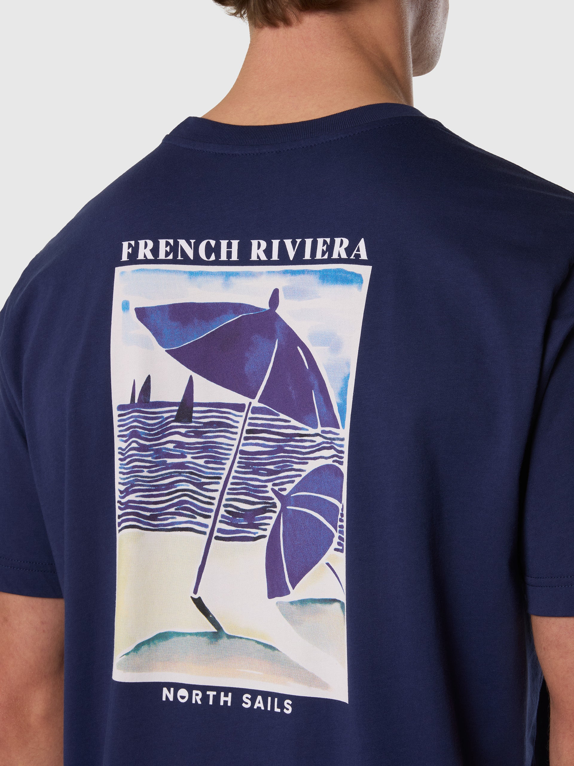 T-shirt with French Riviera print - Image 7