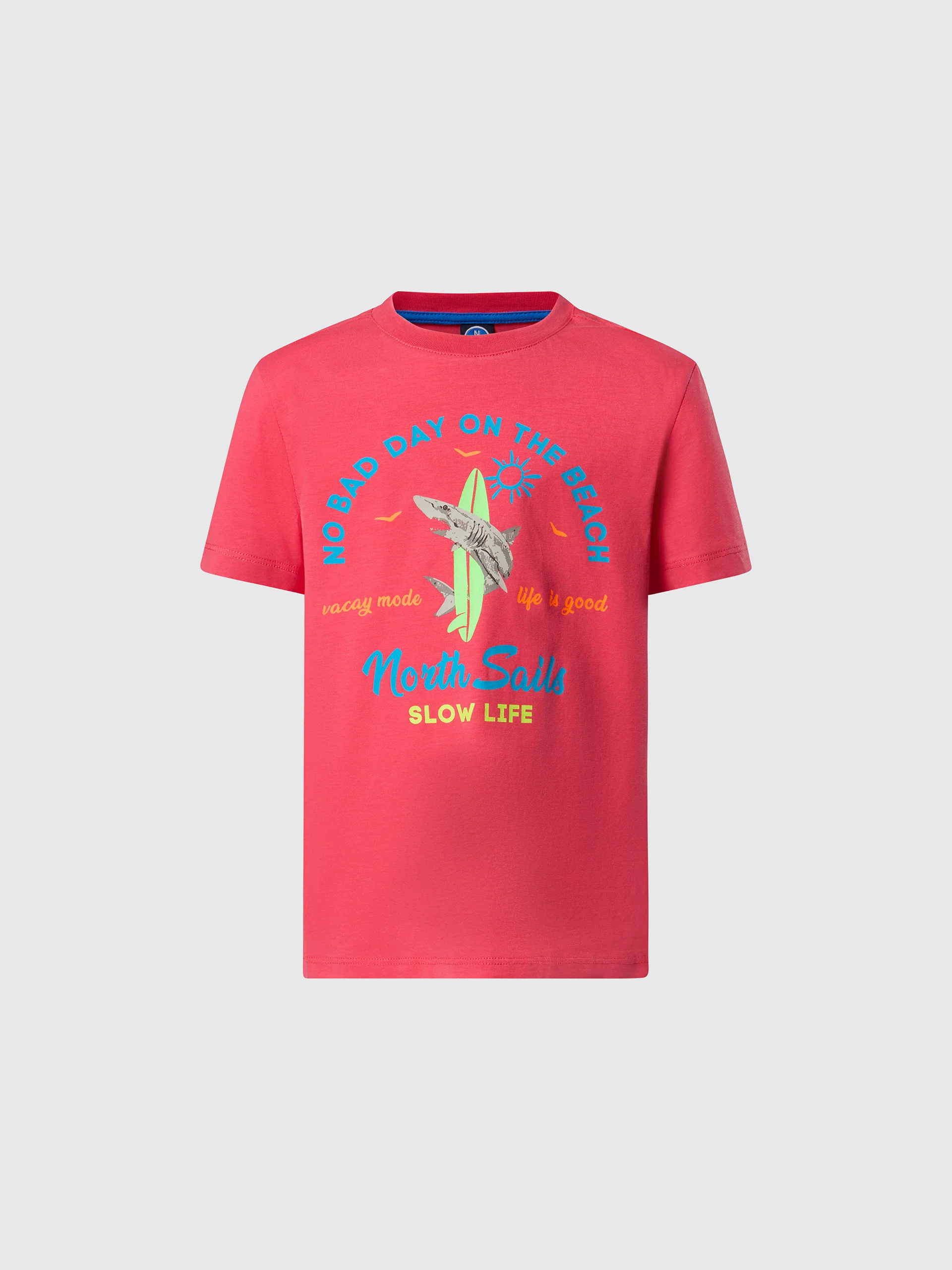 T-shirt with vacation print
