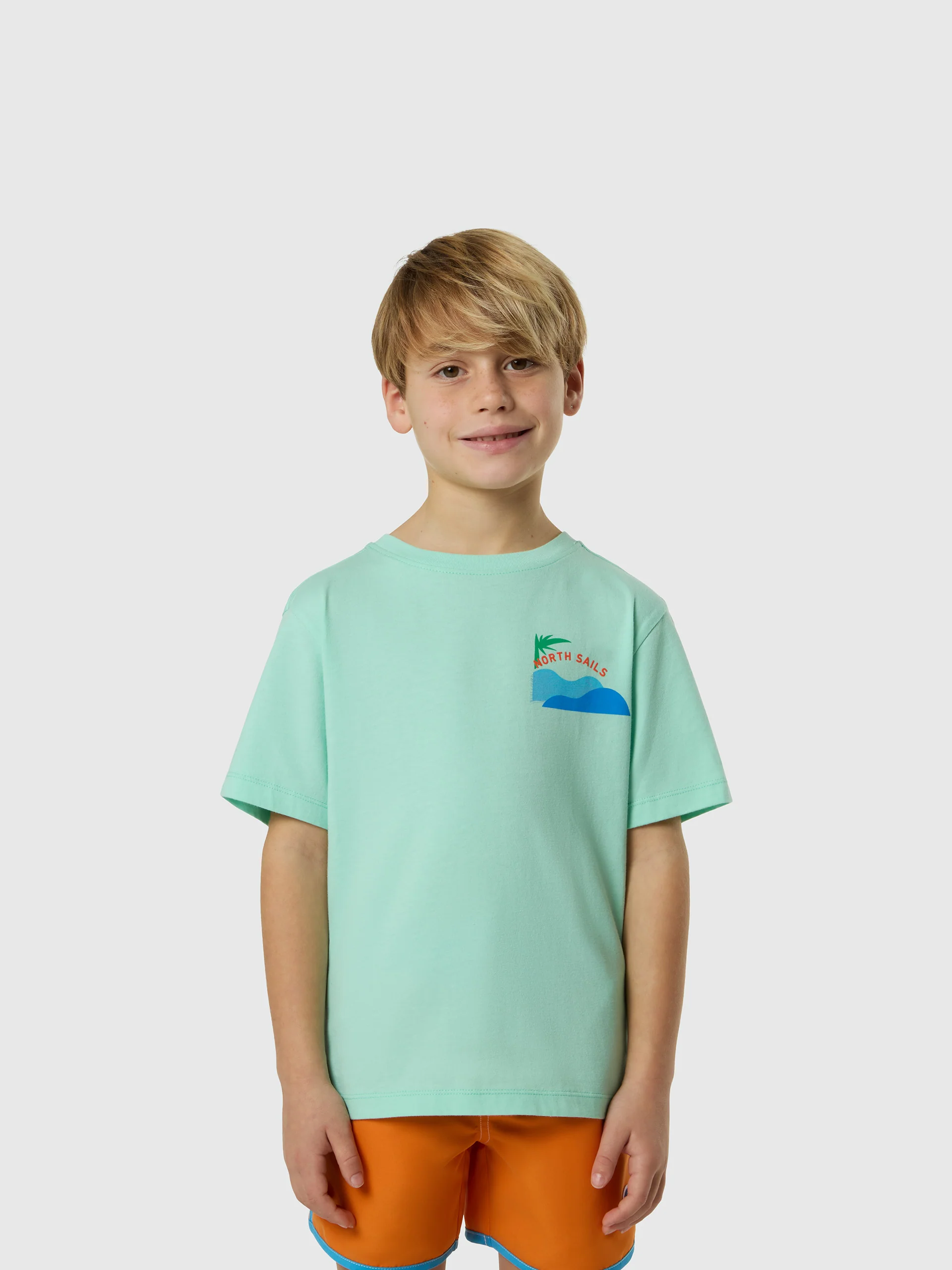 T-shirt with ocean print