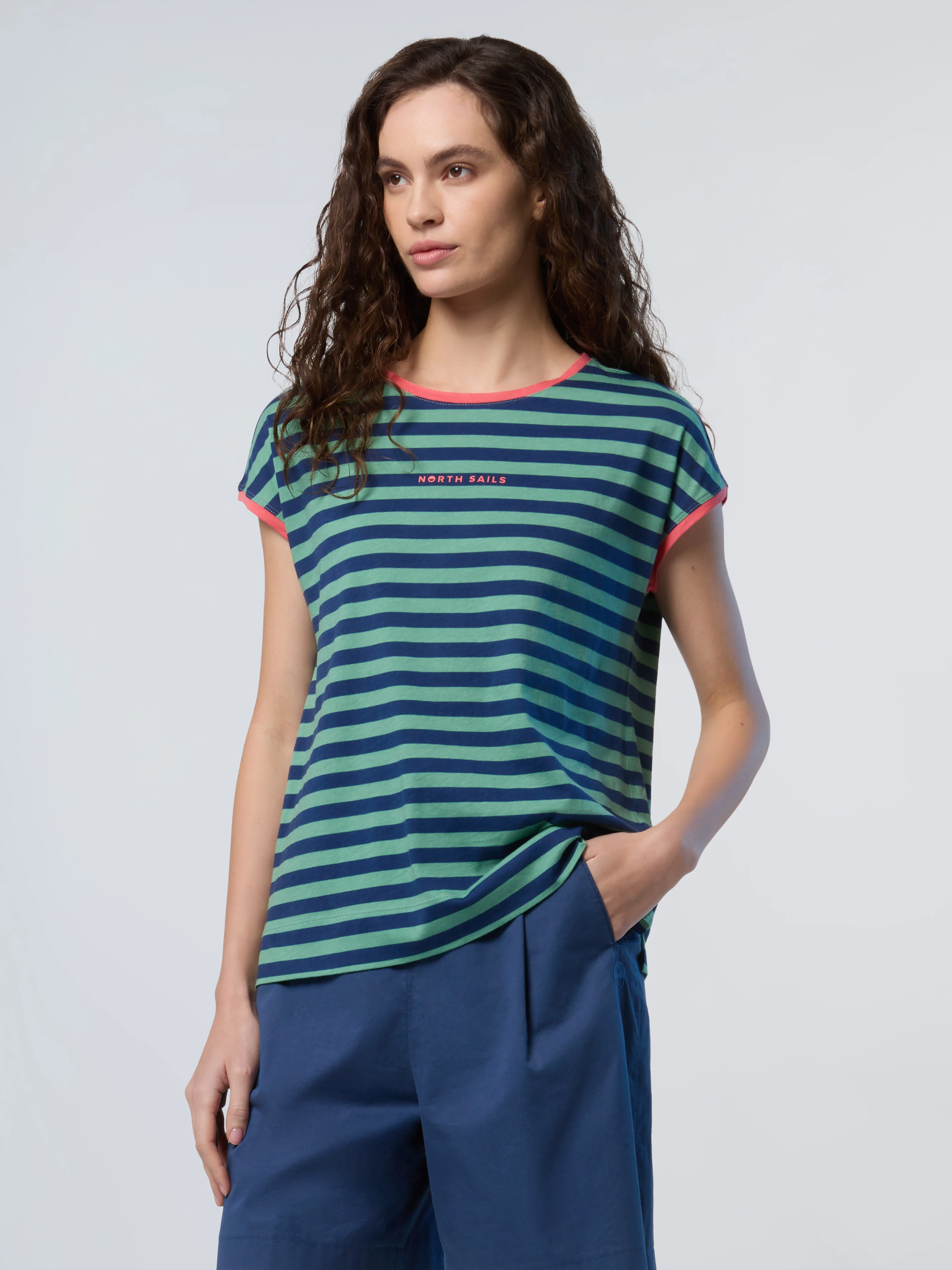 T-shirt with cap sleeves - Image 8