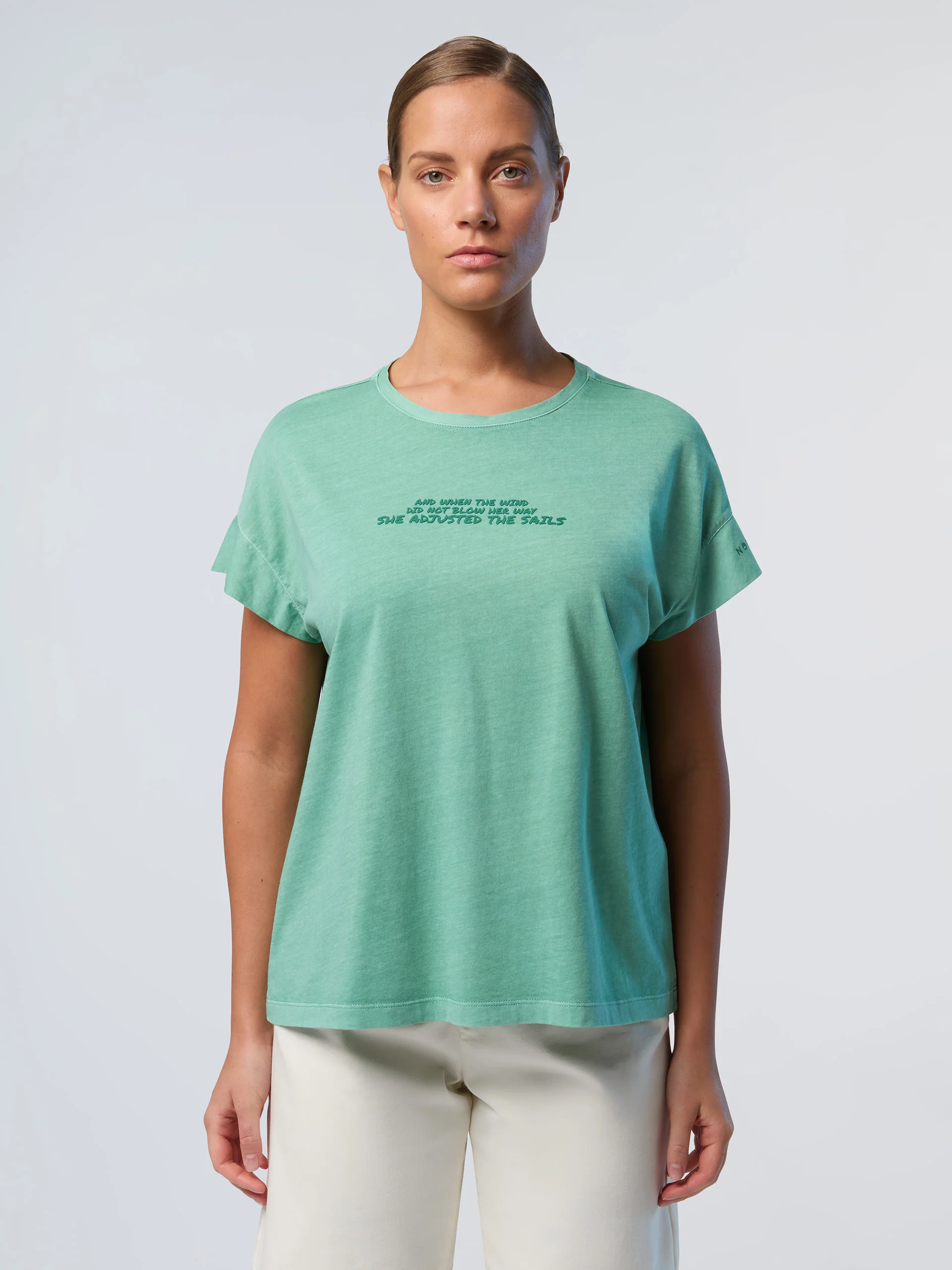 T-shirt with slogan print - Image 8