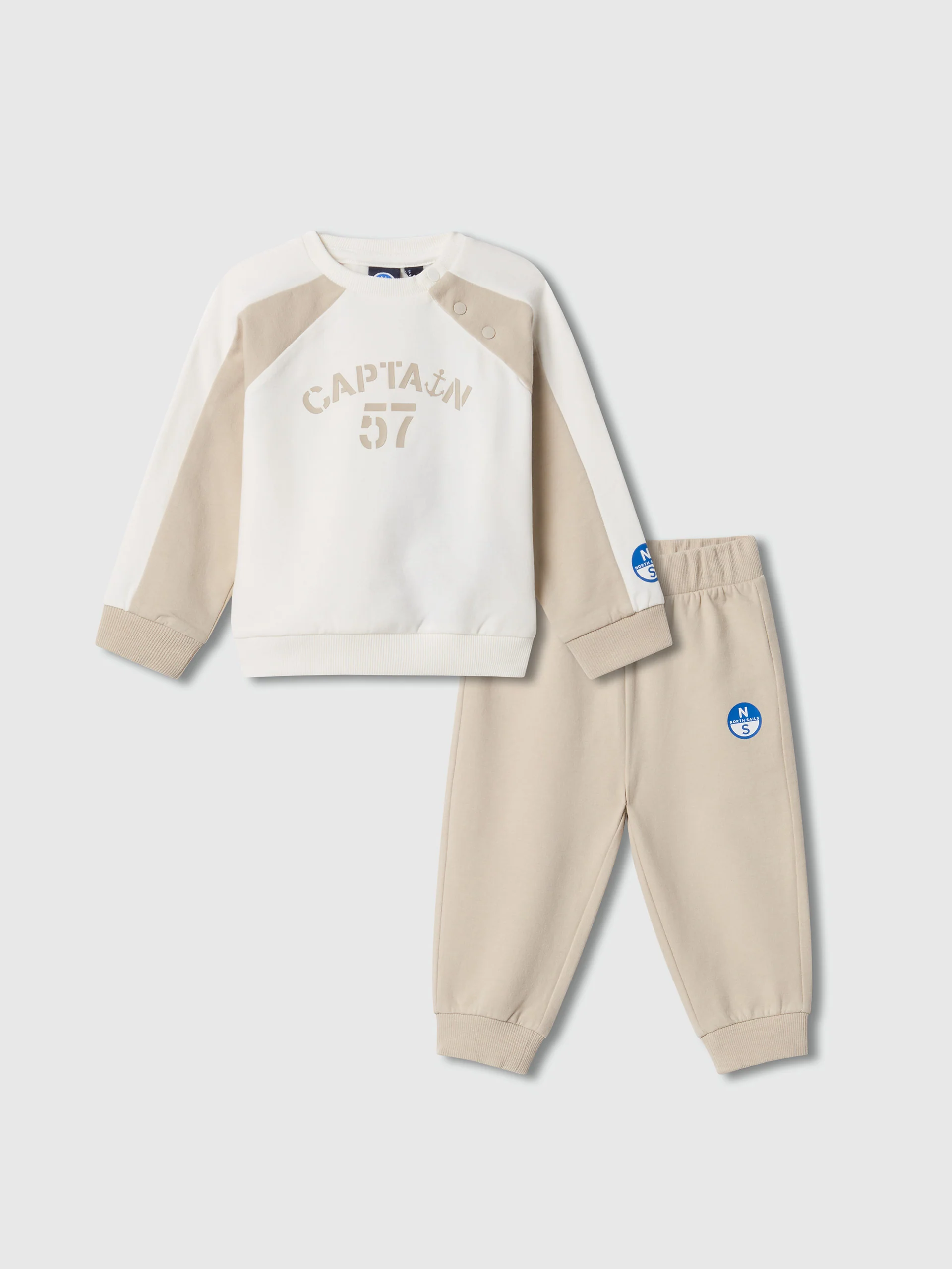 Tracksuit romper with captain print - Image 2