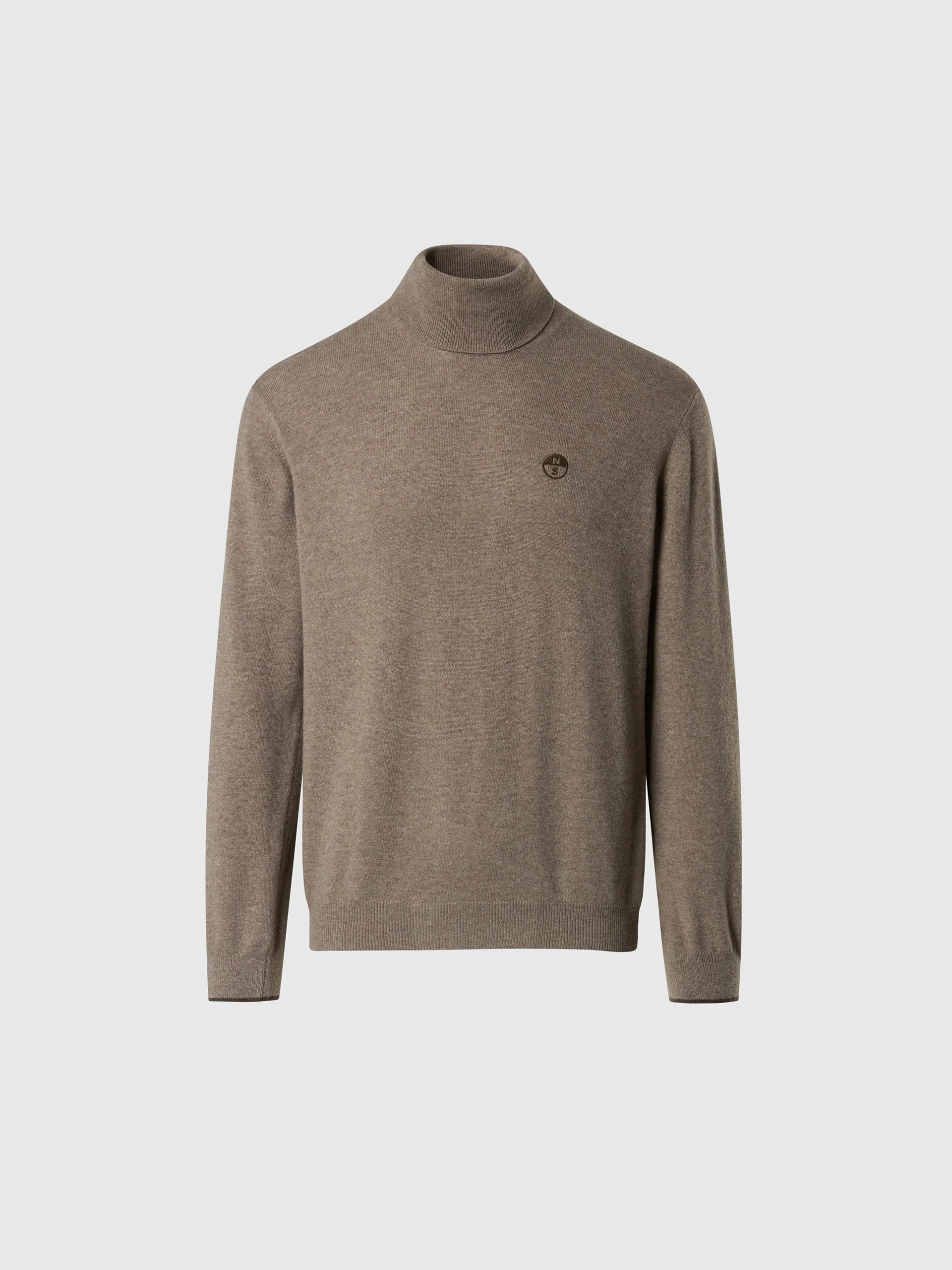 Cashmere blend turtle-neck sweater - Image 3