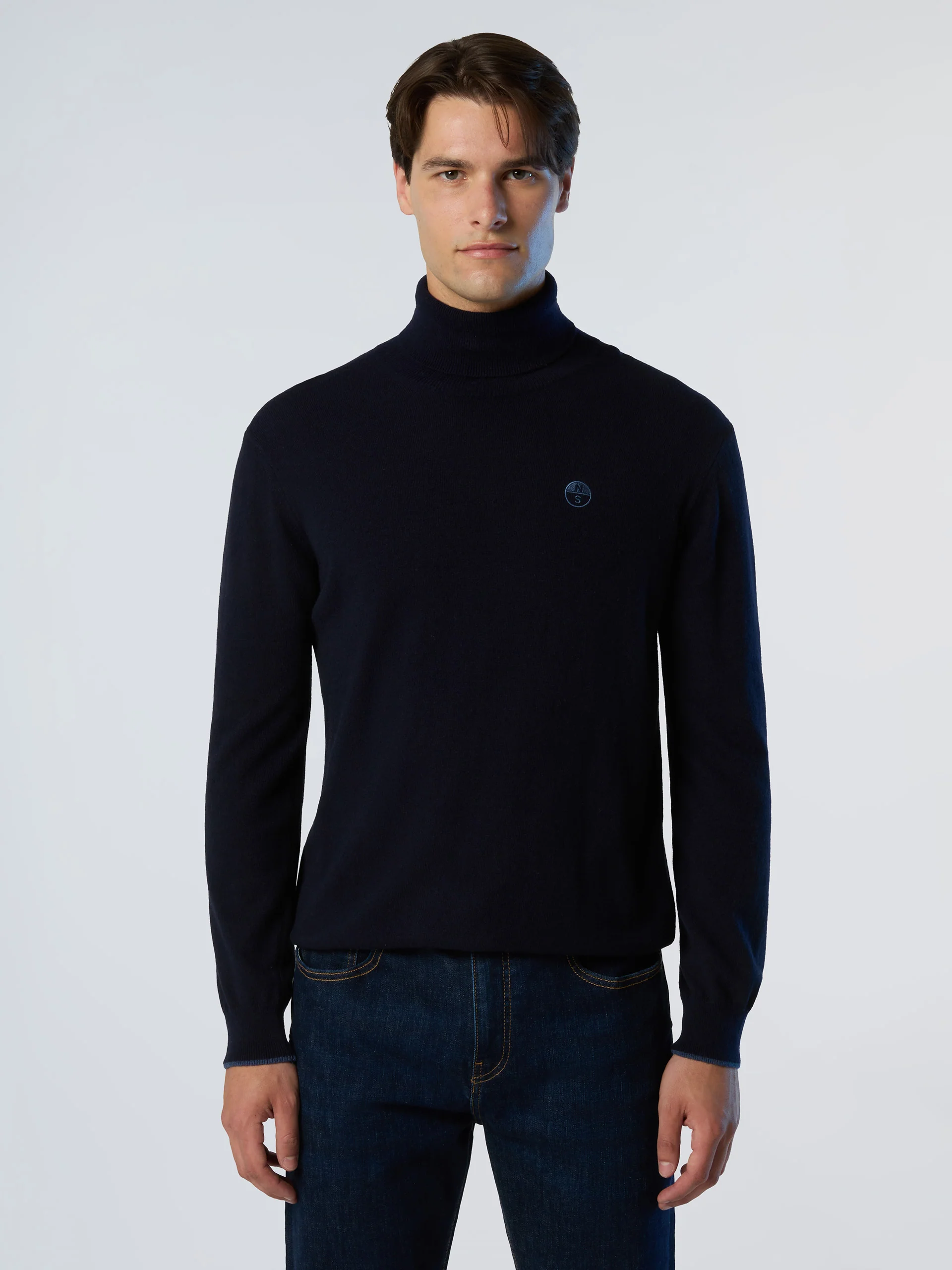 Cashmere blend turtle-neck sweater - Image 7
