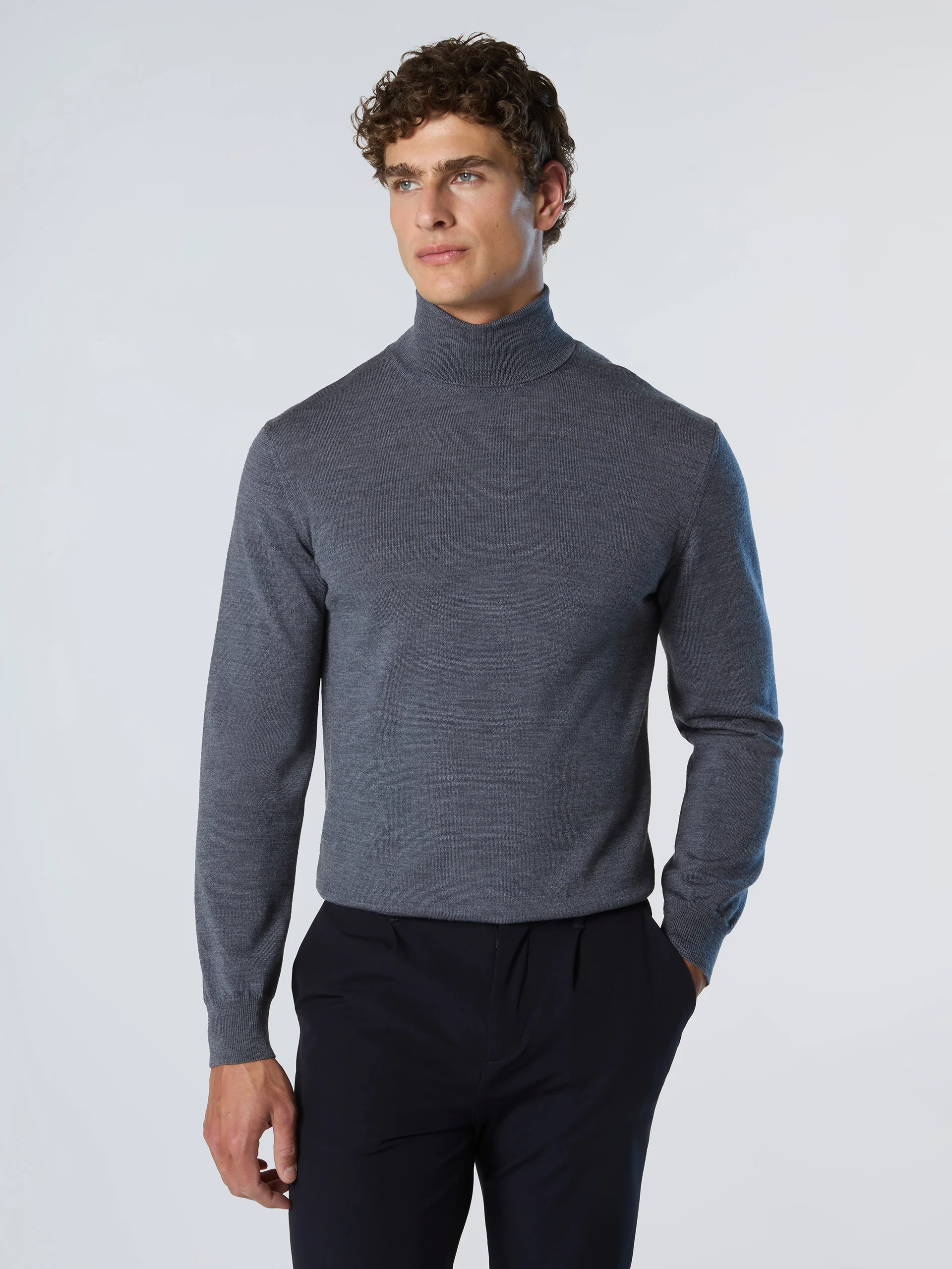 Merino wool turtle-neck sweater - Image 13
