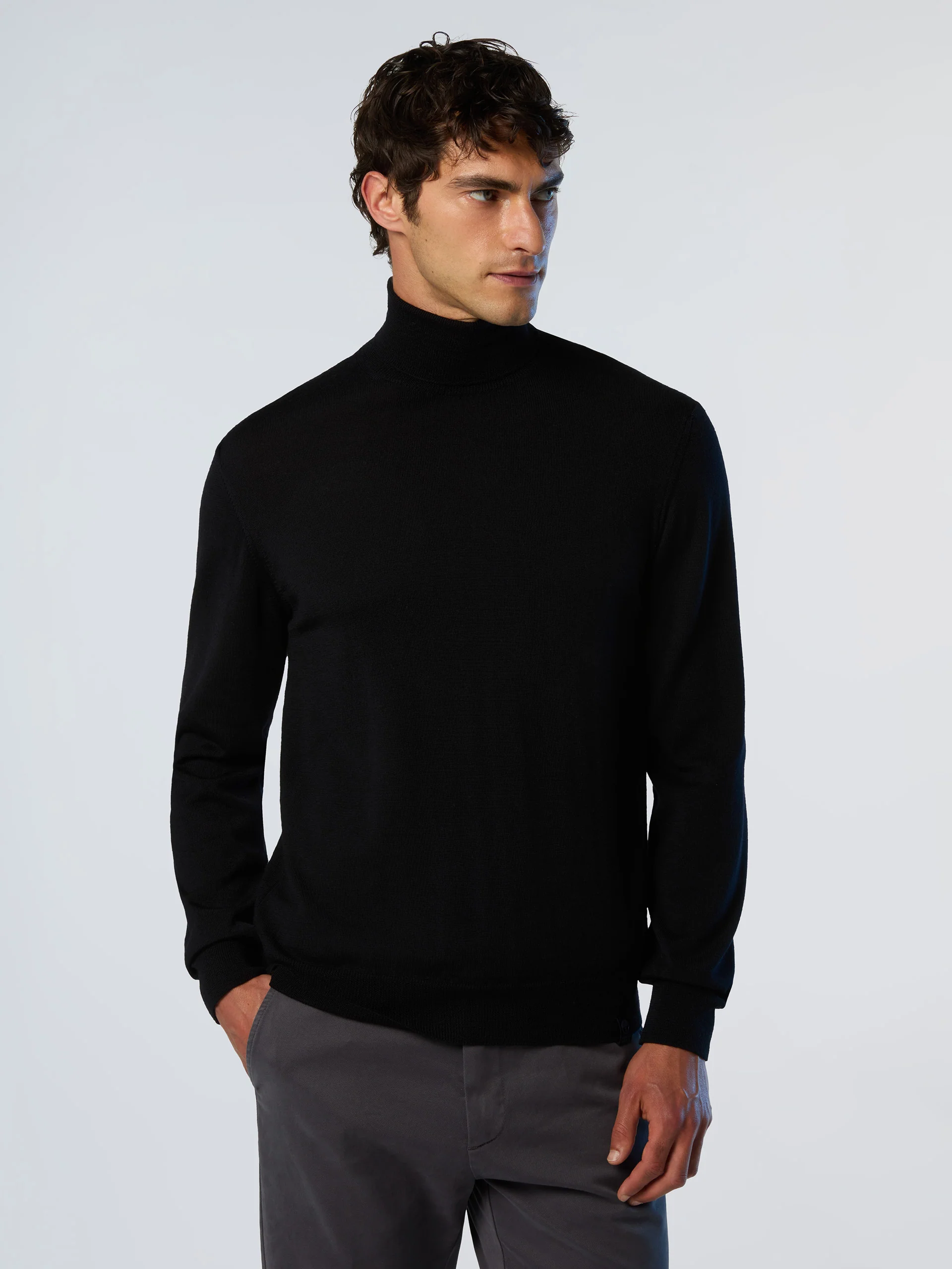 Merino wool turtle-neck sweater - Image 19