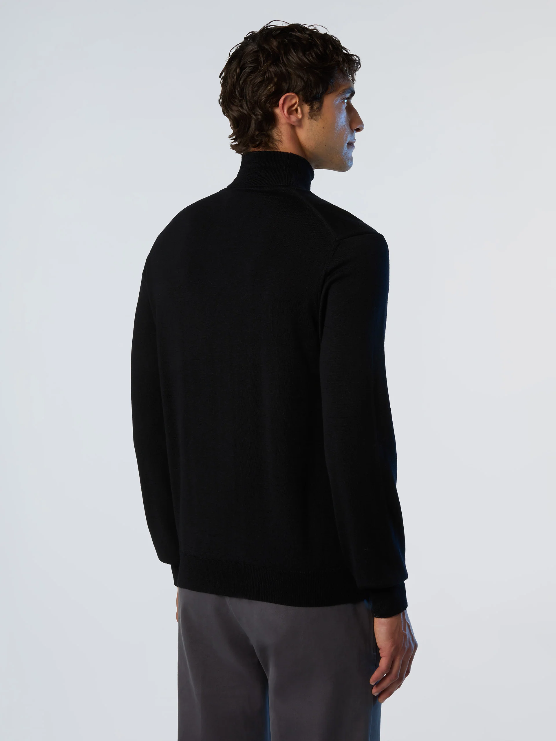 Merino wool turtle-neck sweater - Image 22