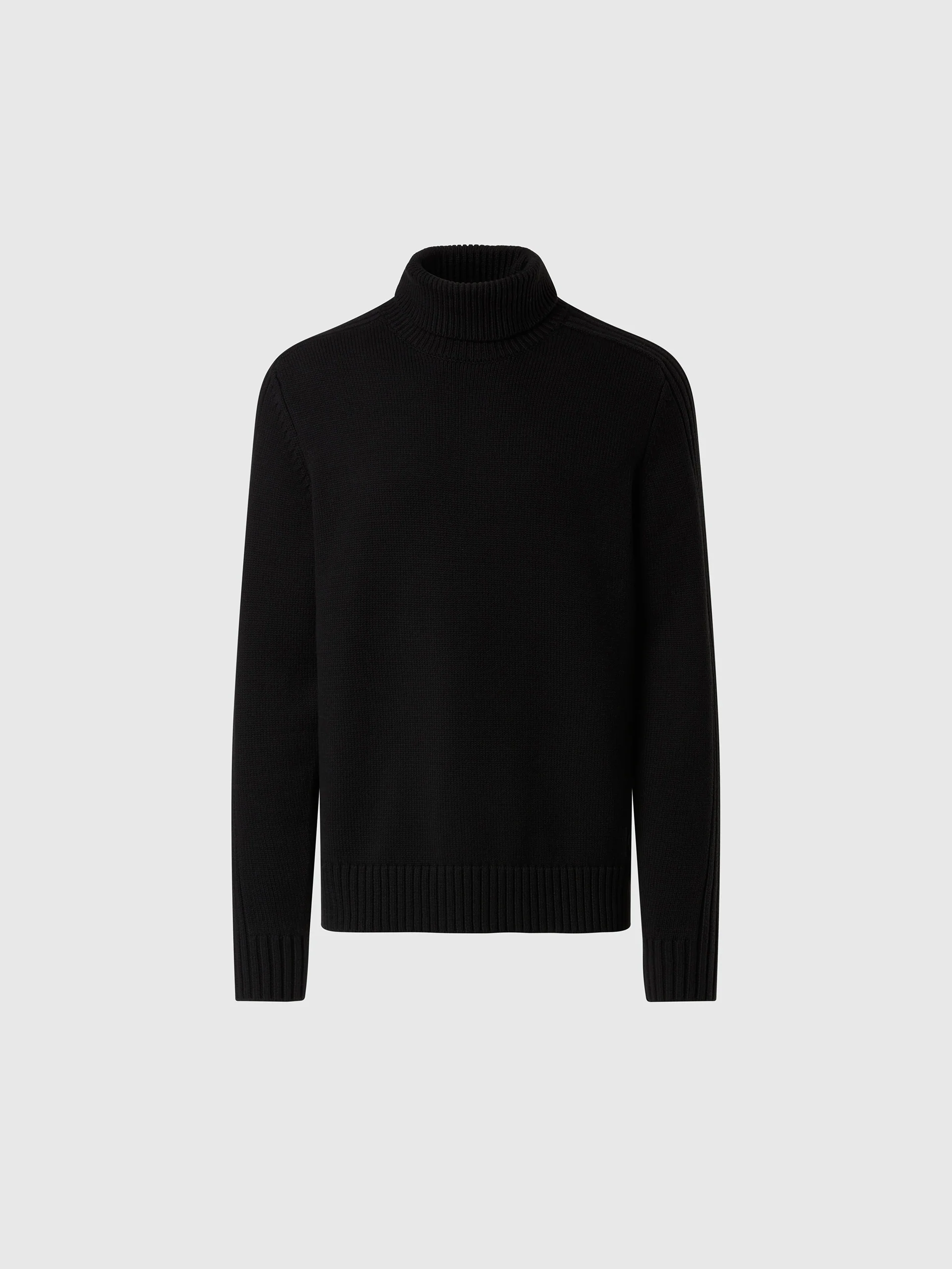 Turtle-neck sweater with ribbing - Image 9
