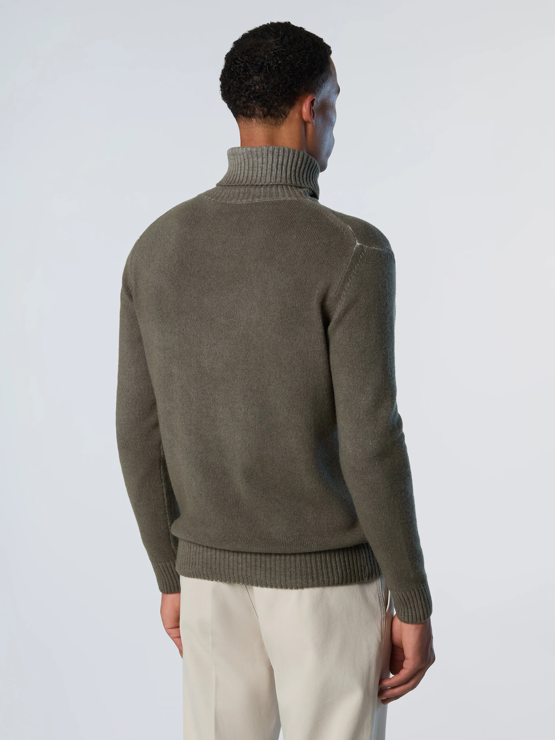 Faded turtle-neck sweater - Image 4